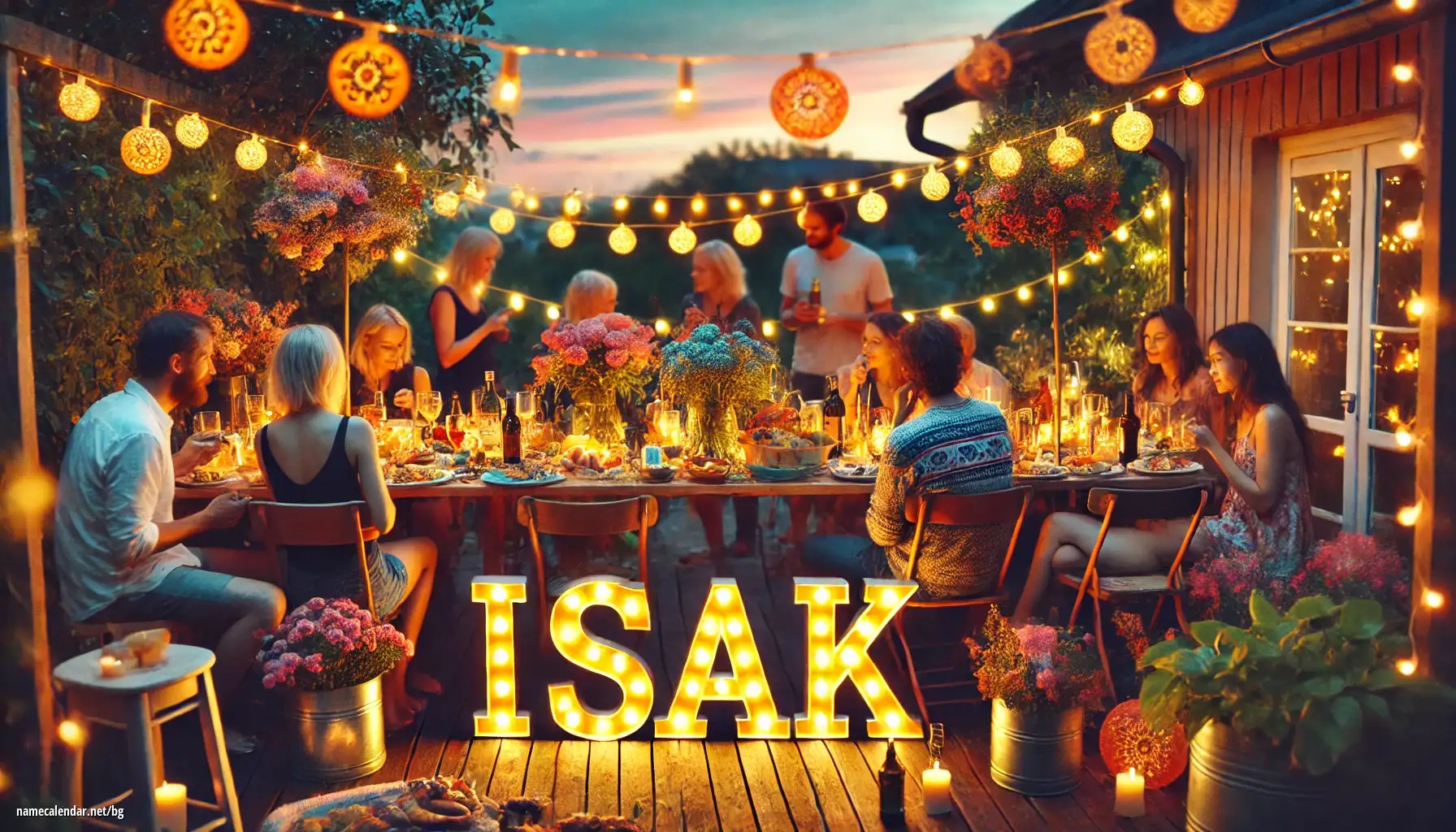 Празнуване на имен ден и име - Isak
