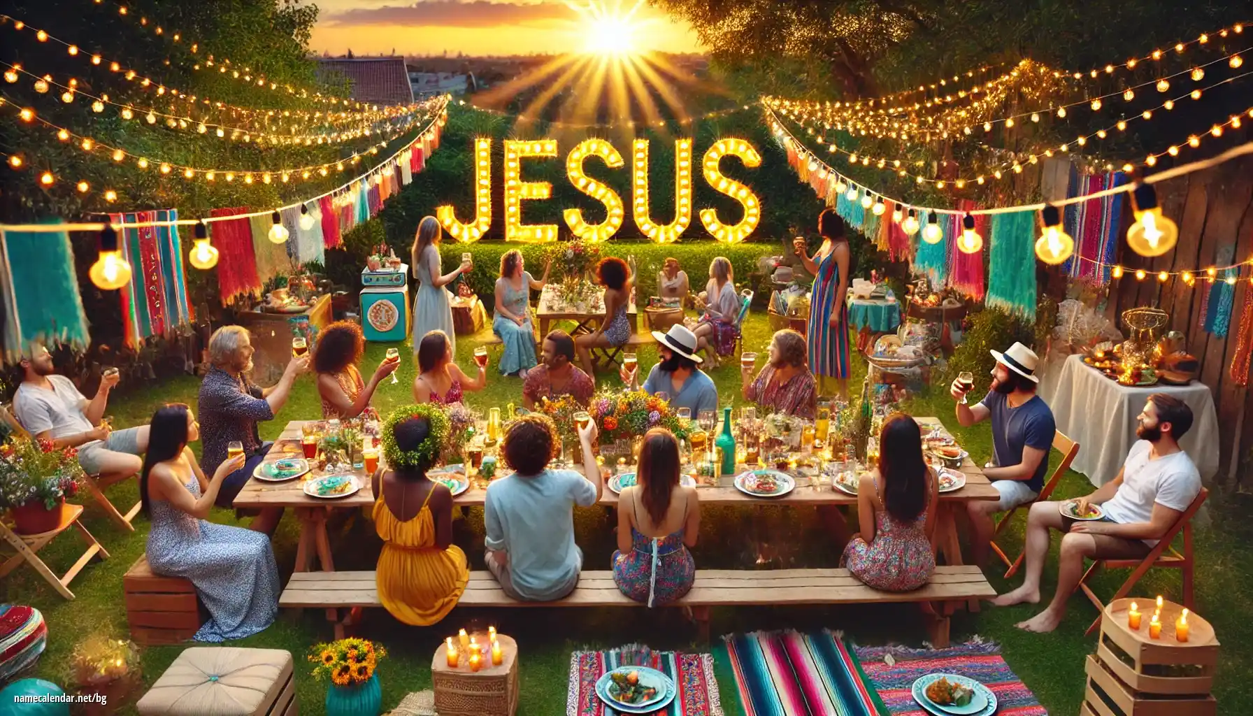 Празнуване на имен ден и име - Jesus