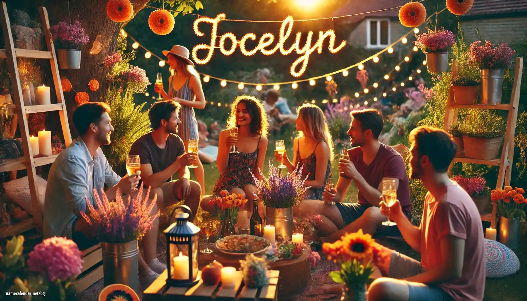 Празнуване на имен ден и име - Jocelyn