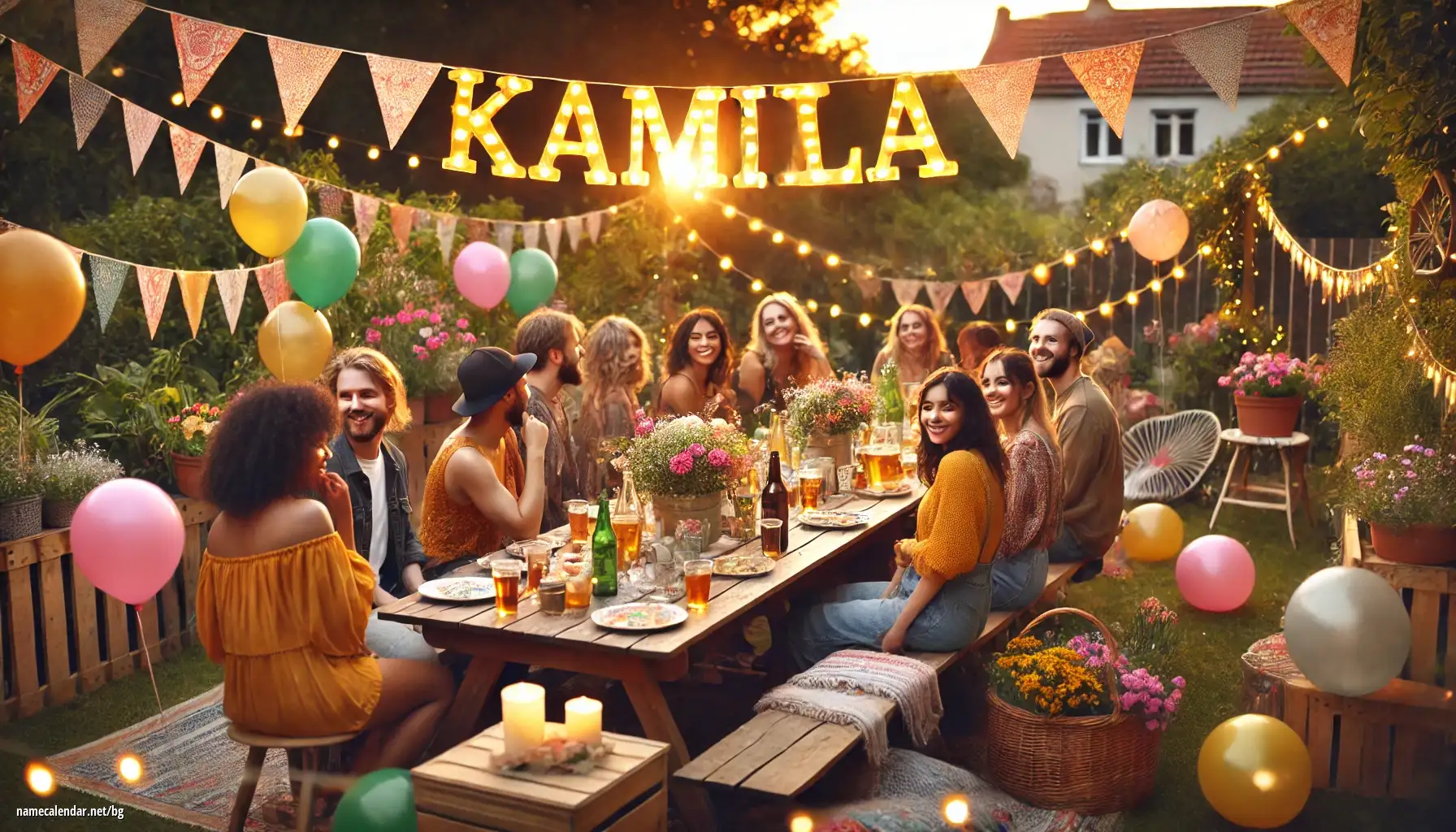 Празнуване на имен ден и име - Kamila