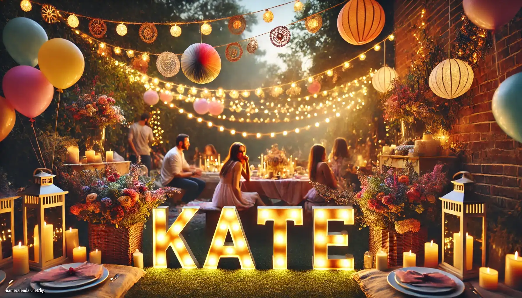 Празнуване на имен ден и име - Kate