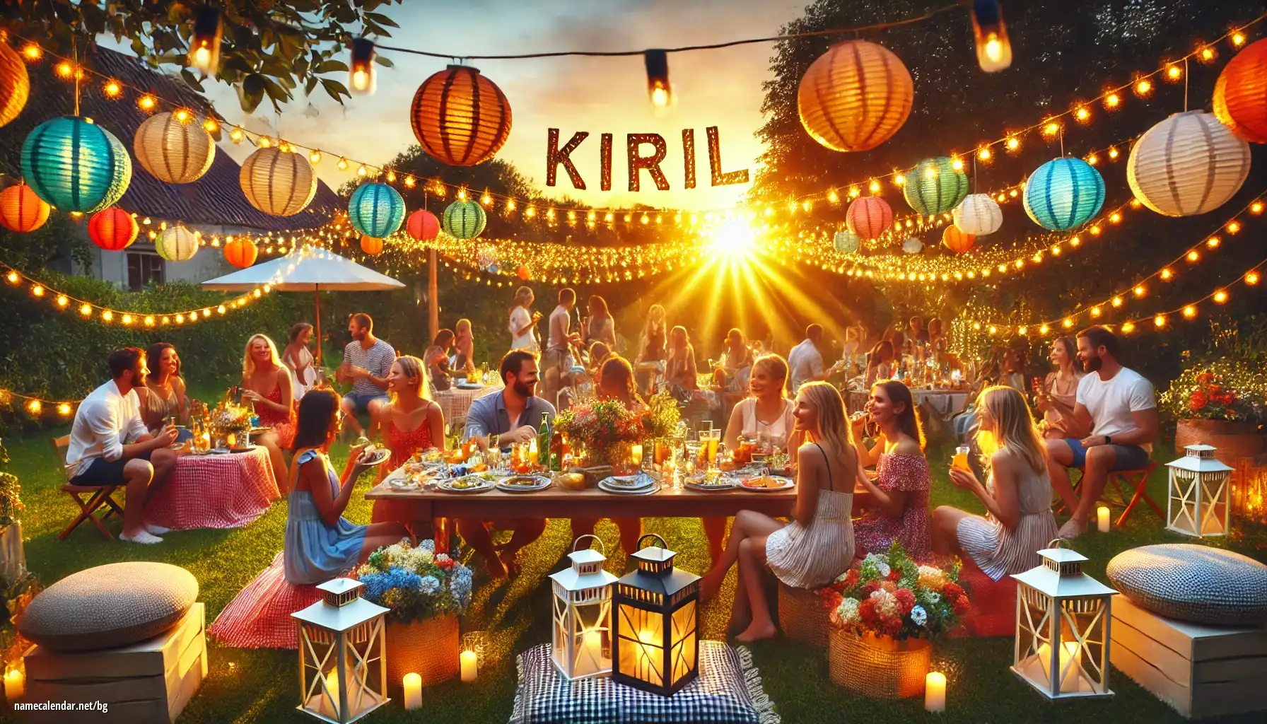 Празнуване на имен ден и име - Kiril