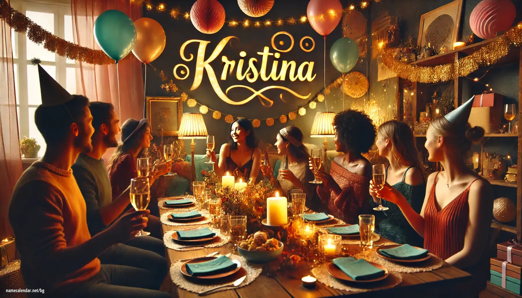 Празнуване на имен ден и име - Kristina