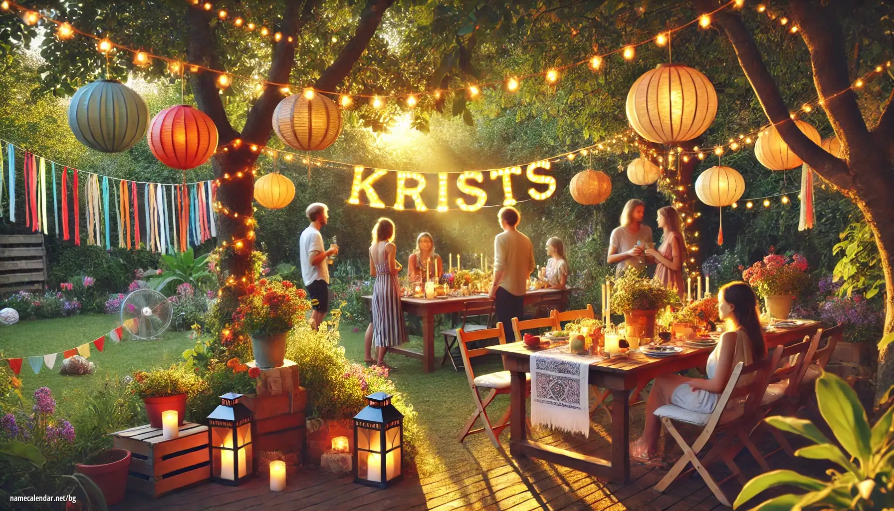 Празнуване на имен ден и име - Krists