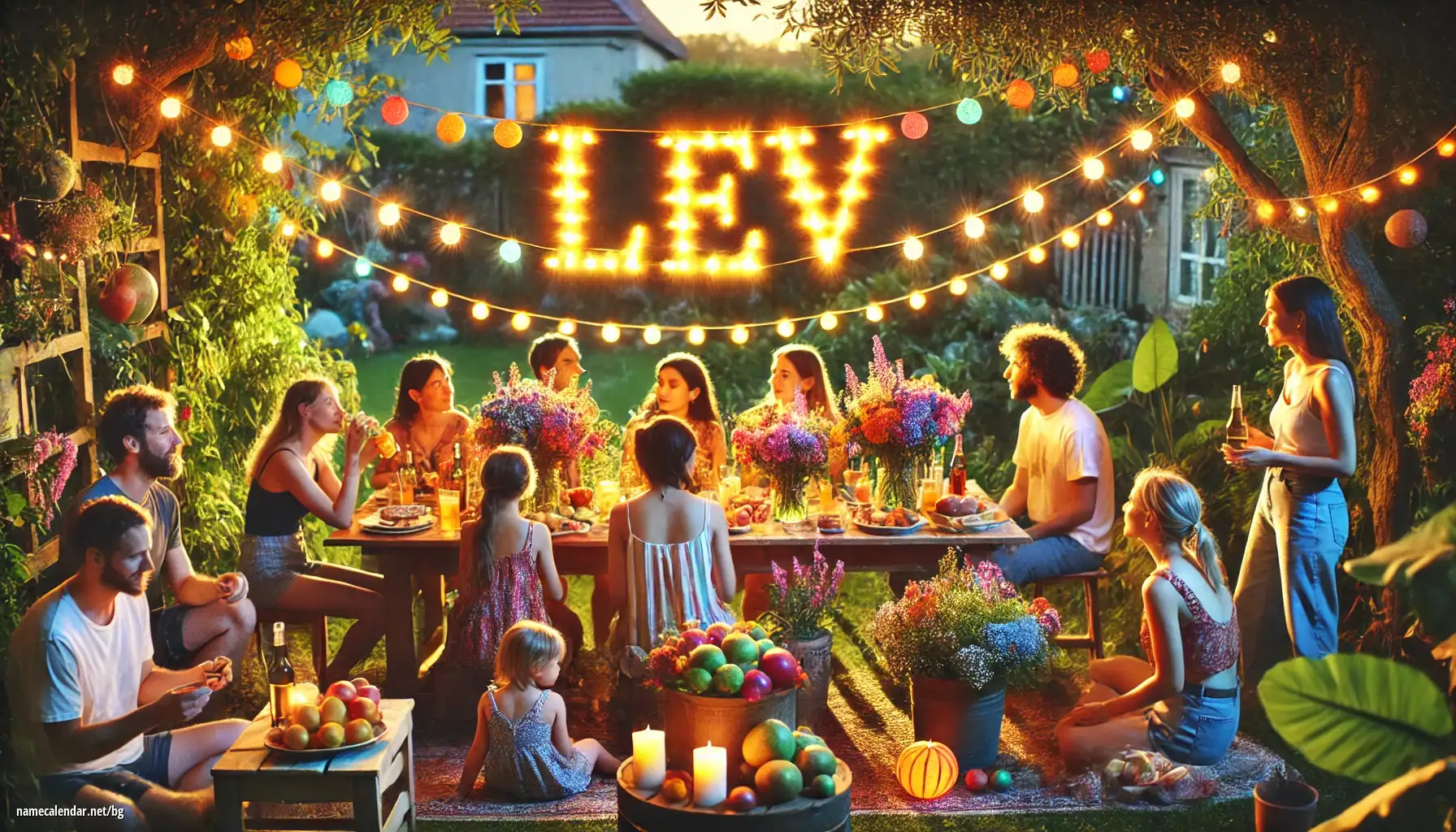 Празнуване на имен ден и име - Lev