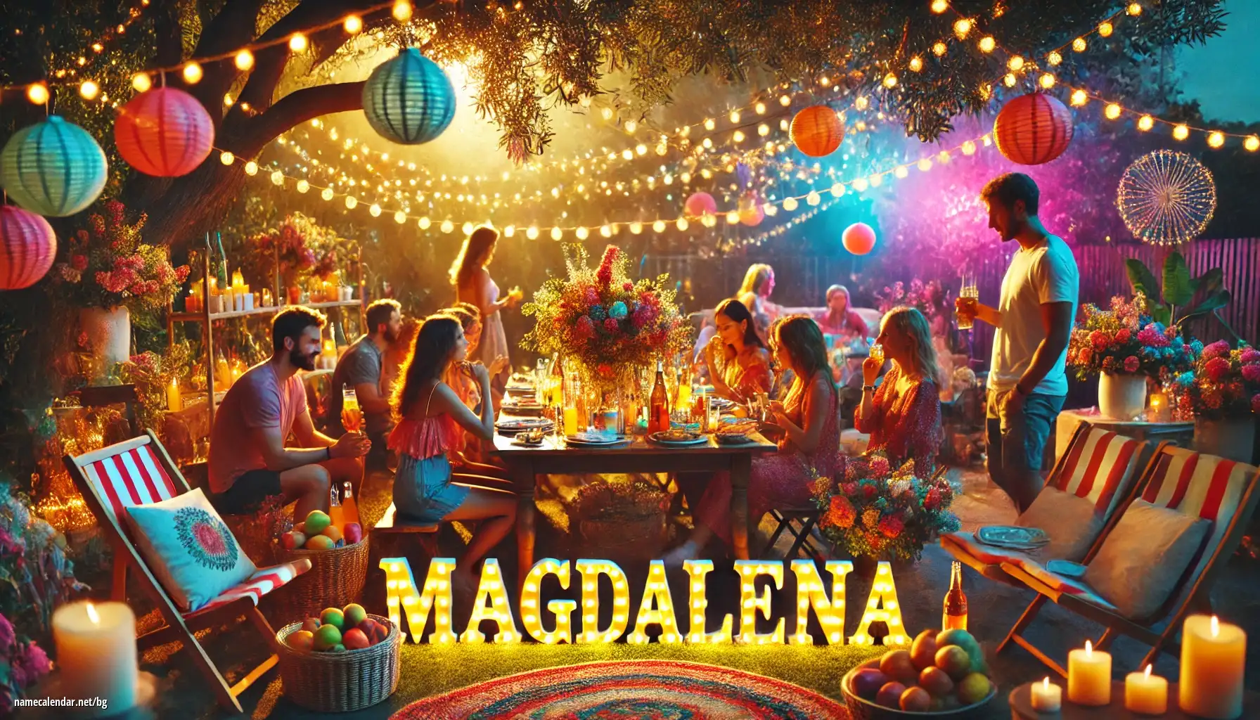 Празнуване на имен ден и име - Magdalena