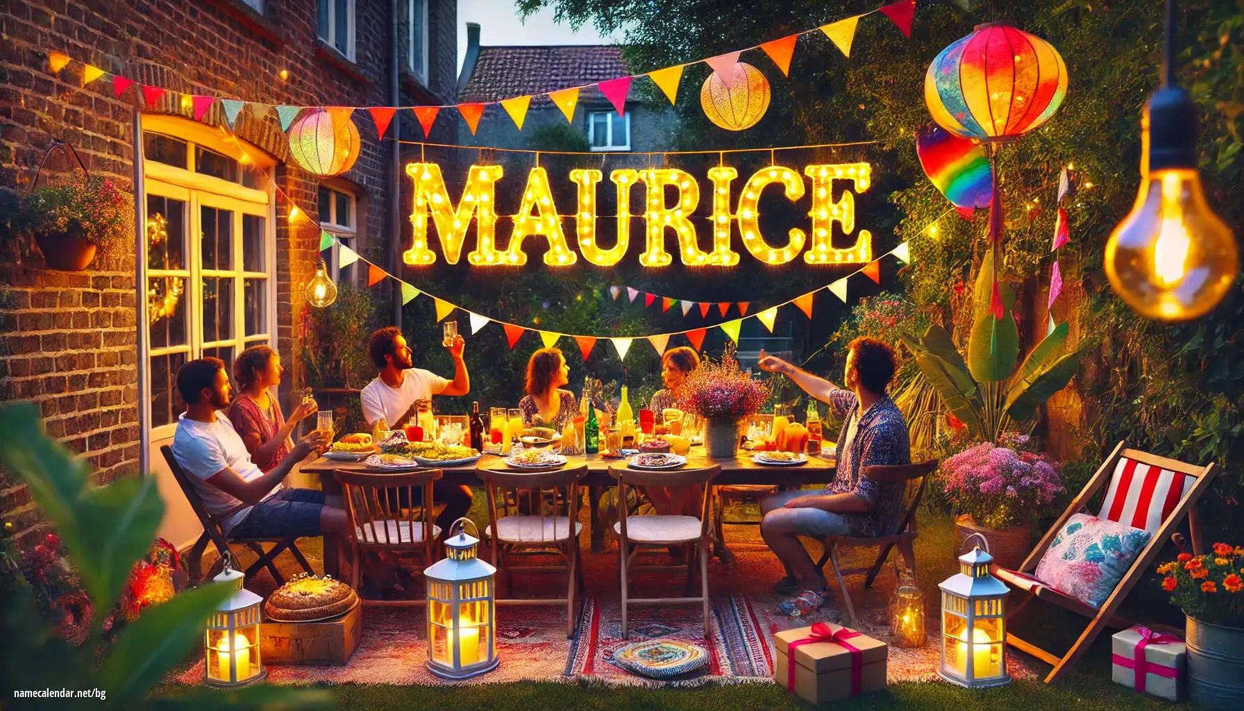 Празнуване на имен ден и име - Maurice