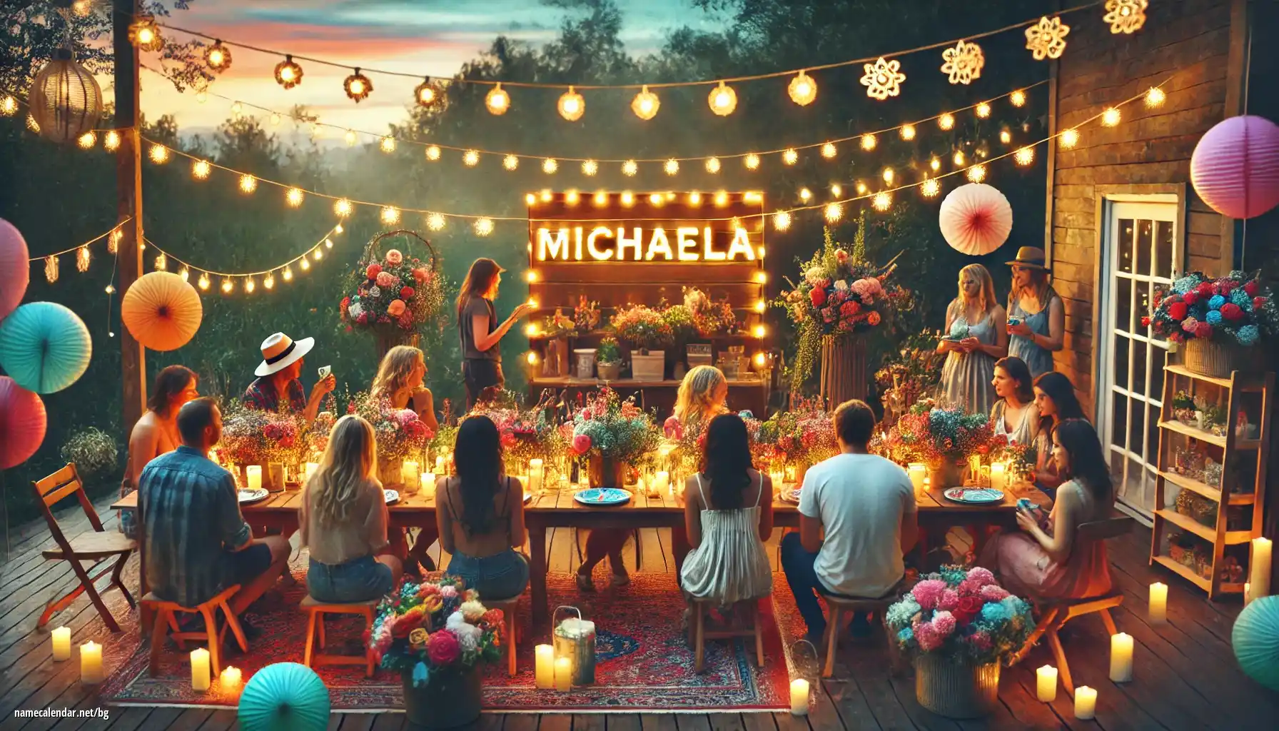 Празнуване на имен ден и име - Michaela