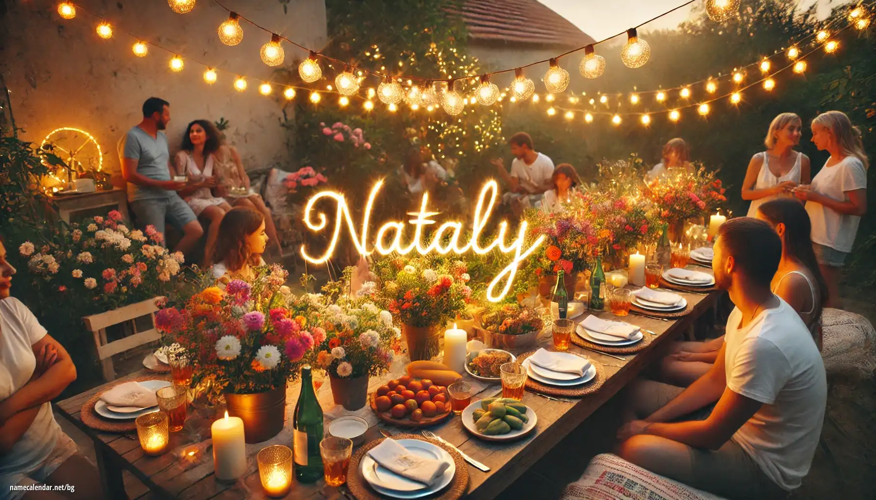 Празнуване на имен ден и име - Nataly