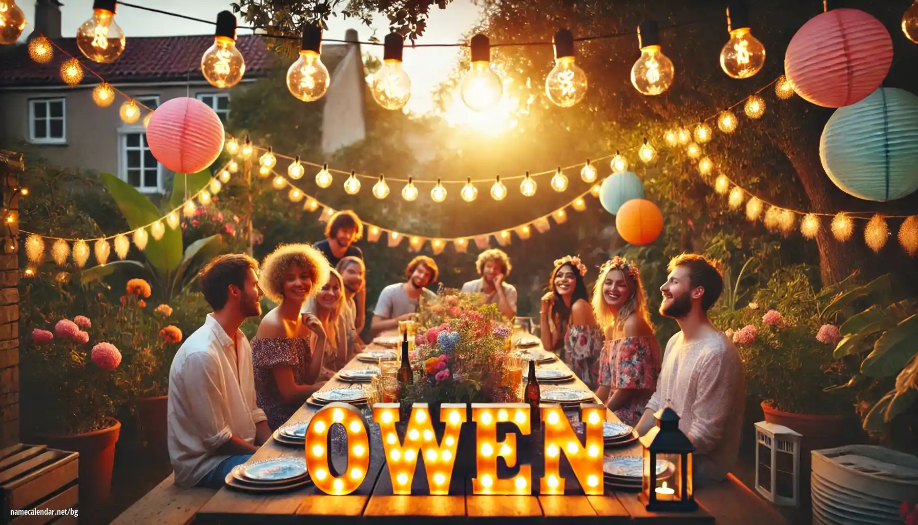 Празнуване на имен ден и име - Owen