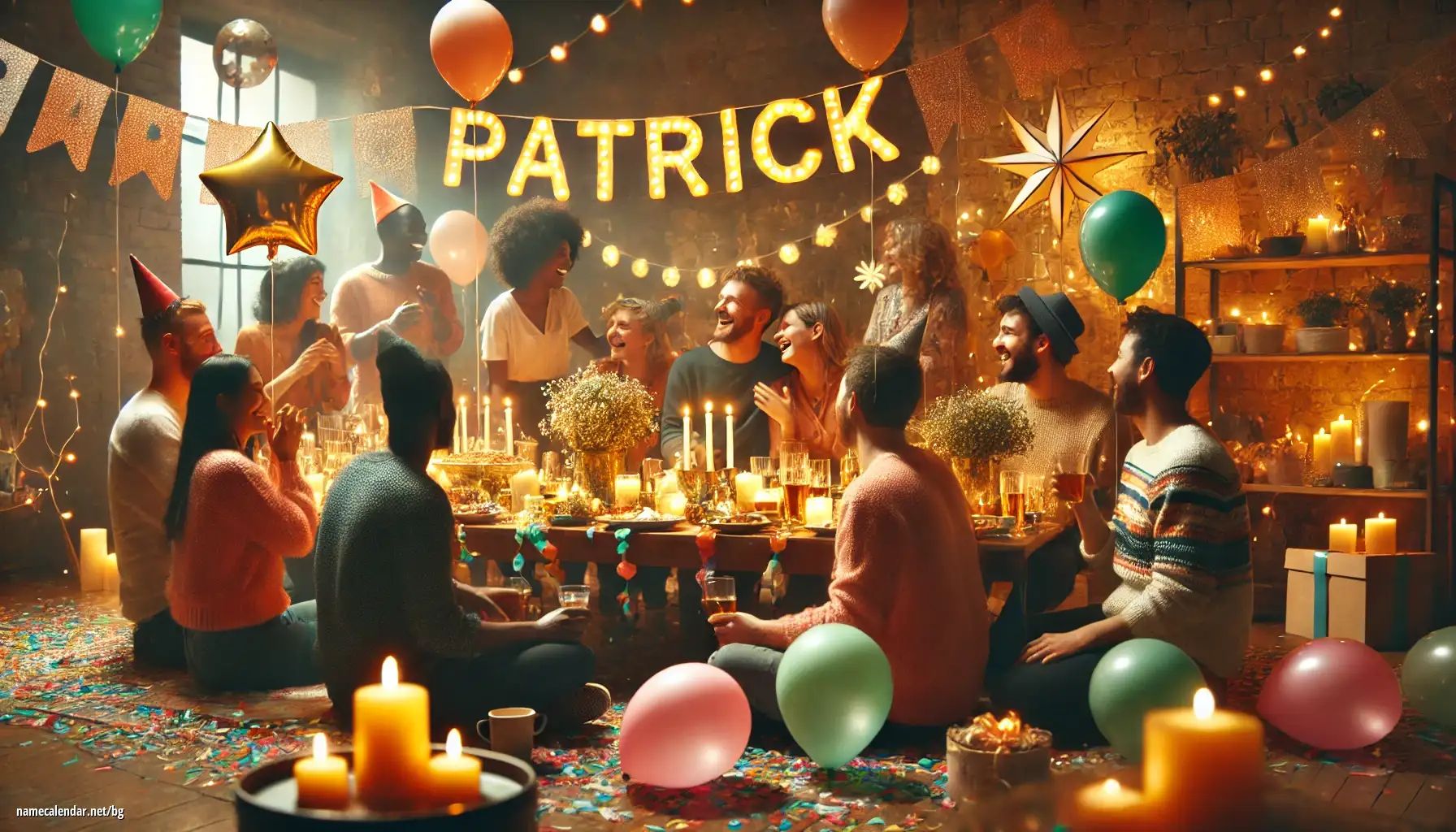 Празнуване на имен ден и име - Patrick