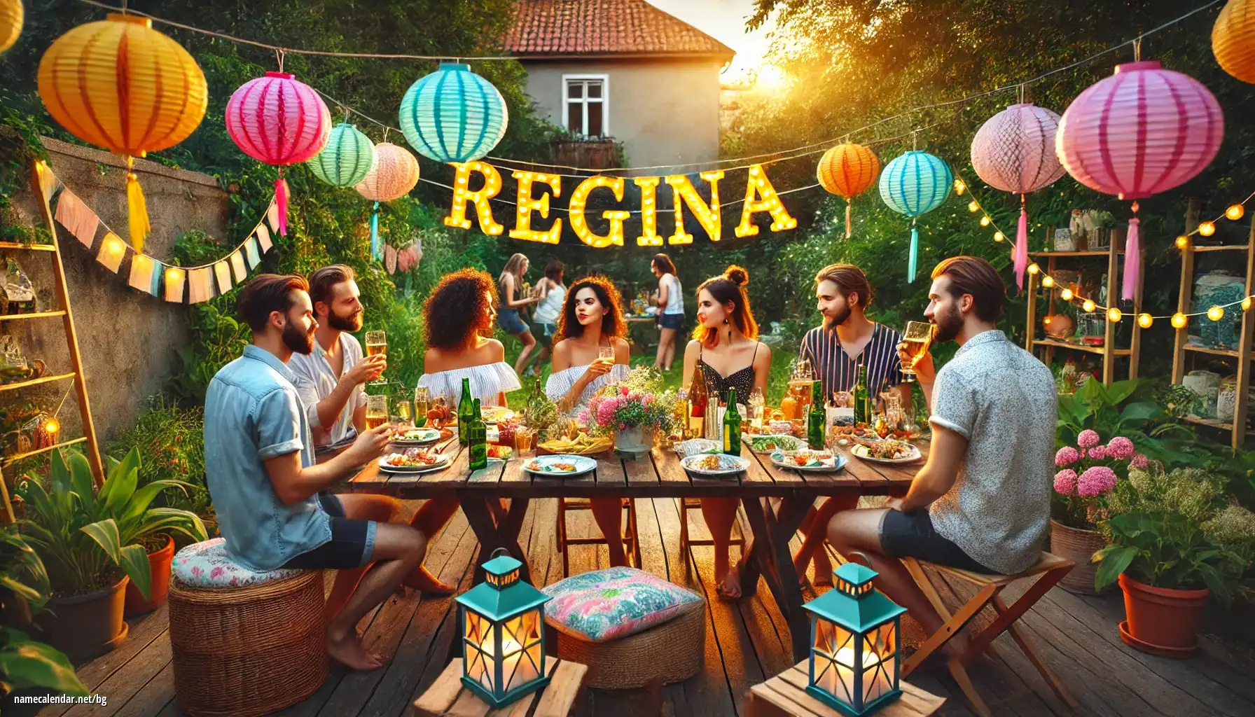 Празнуване на имен ден и име - Regina