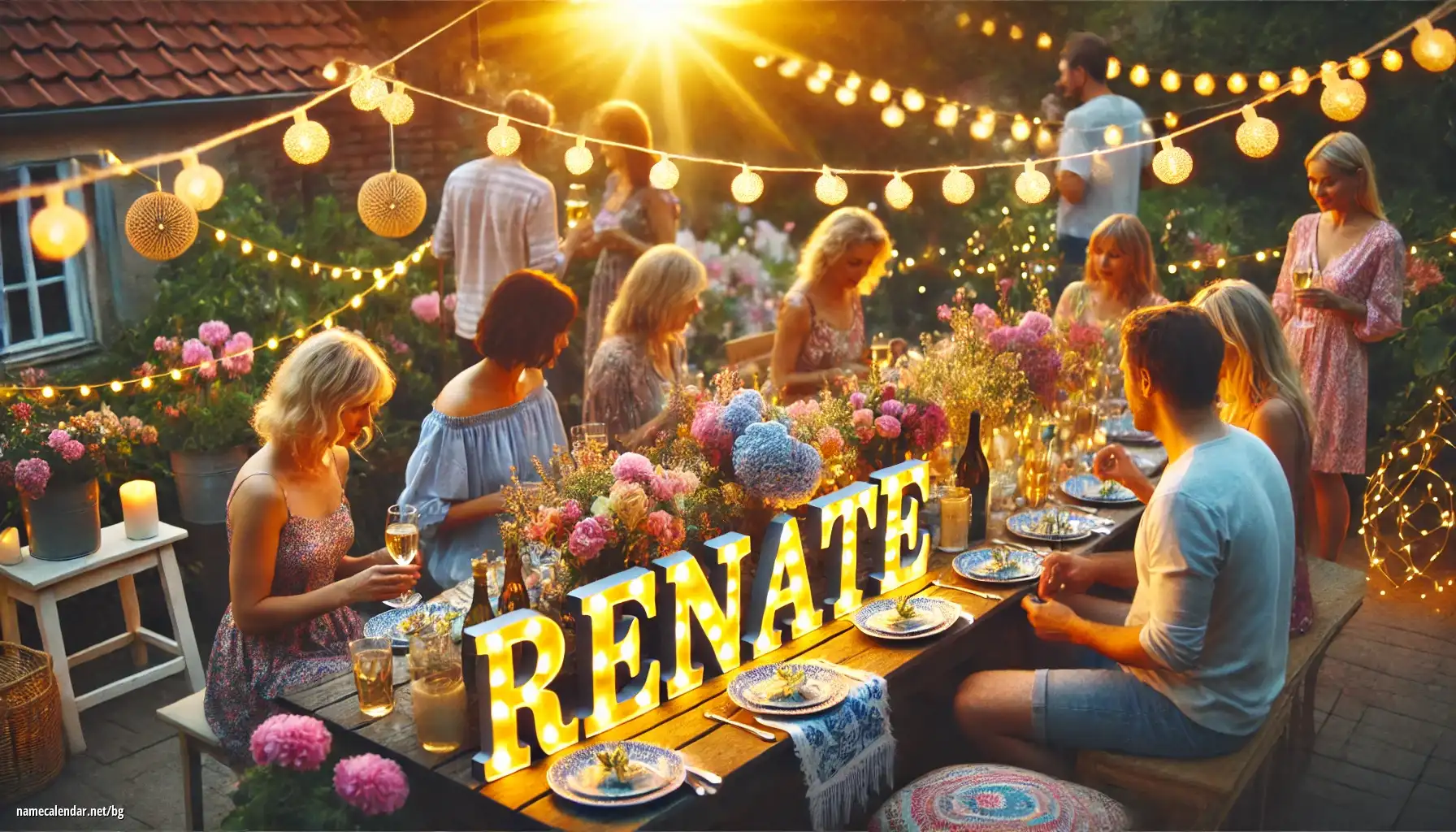 Празнуване на имен ден и име - Renate