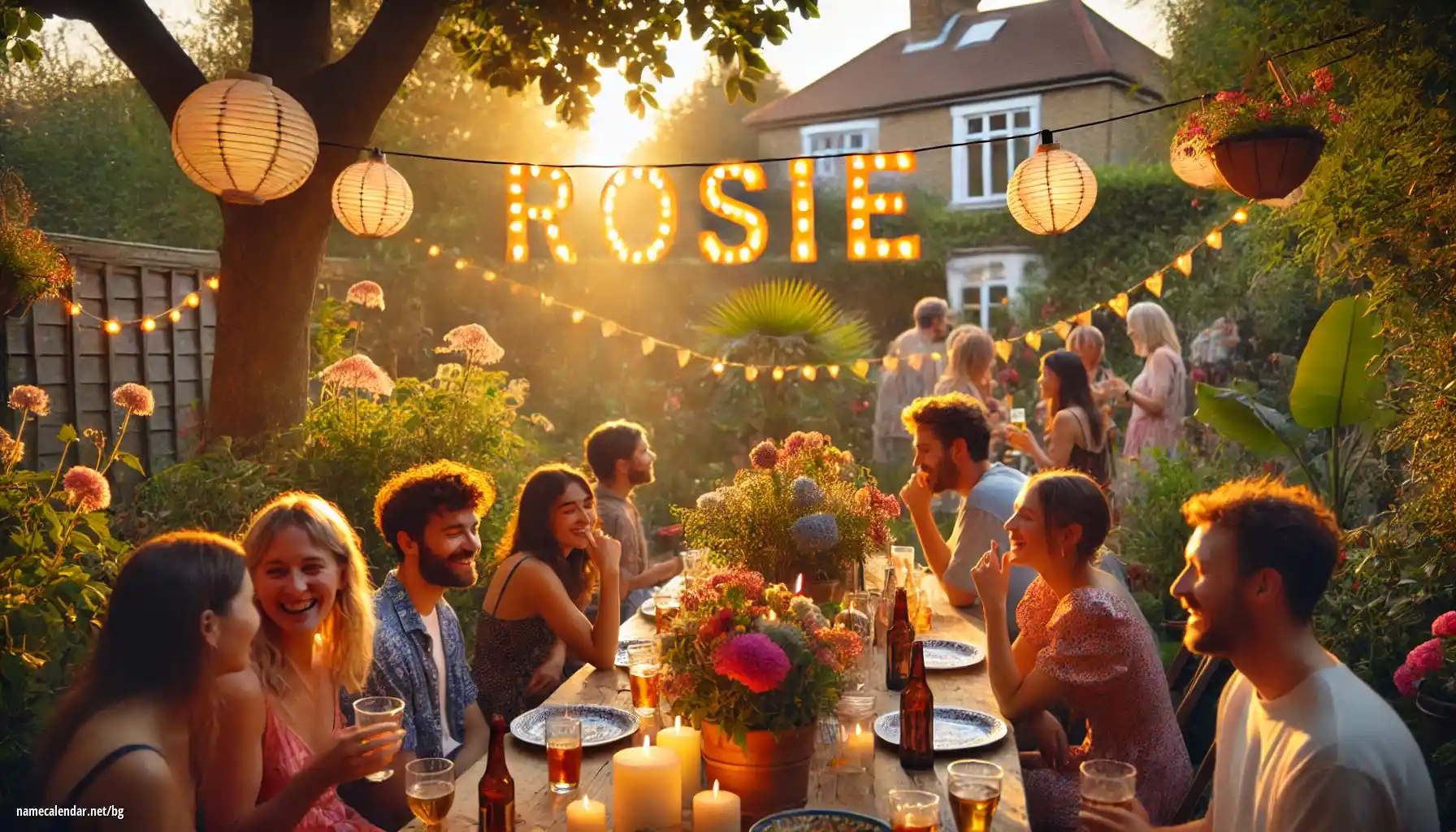 Празнуване на имен ден и име - Rosie