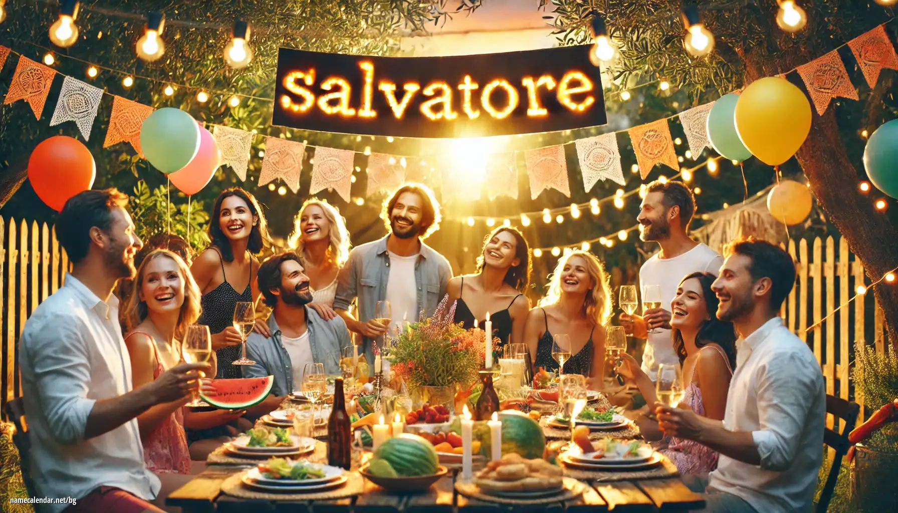 Празнуване на имен ден и име - Salvatore