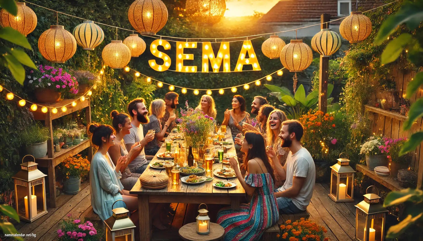 Празнуване на имен ден и име - Sema