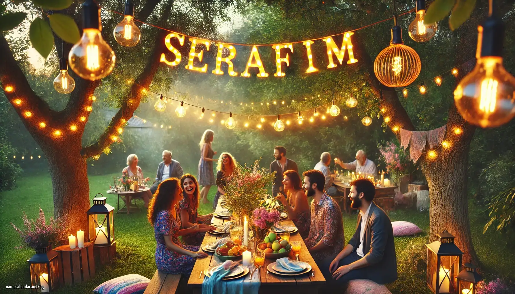 Празнуване на имен ден и име - Serafim