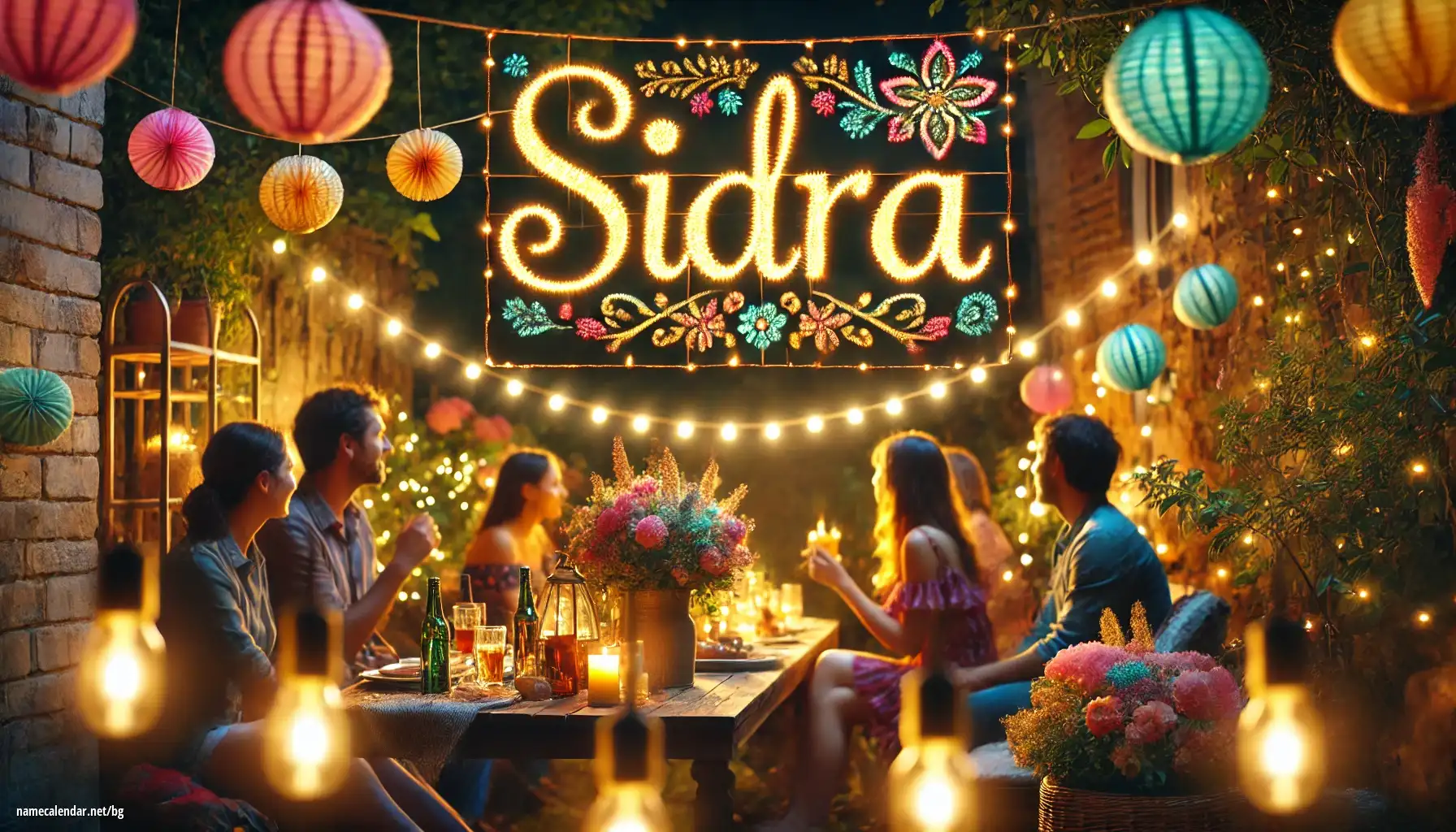 Празнуване на имен ден и име - Sidra