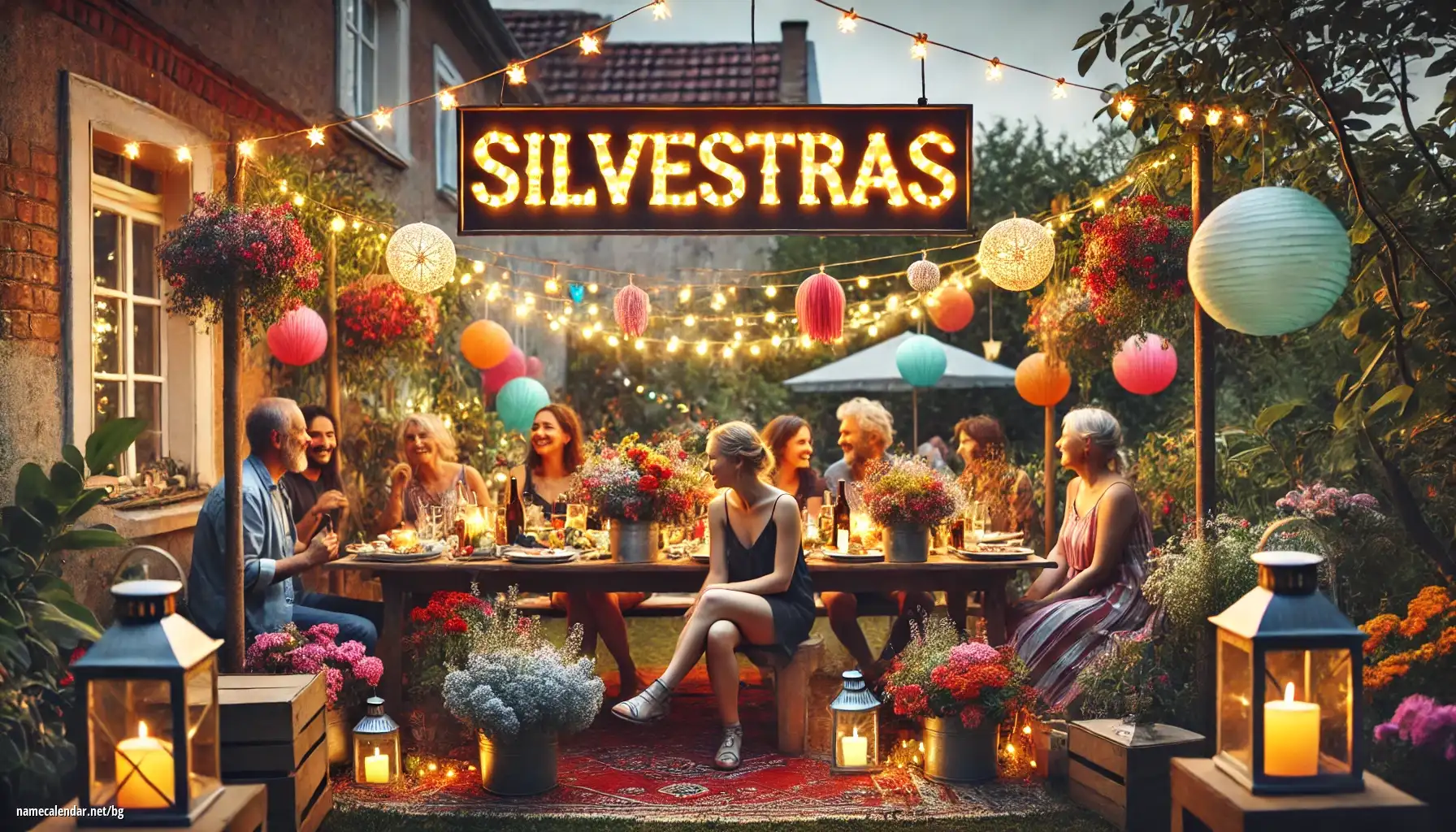 Празнуване на имен ден и име - Silvestras