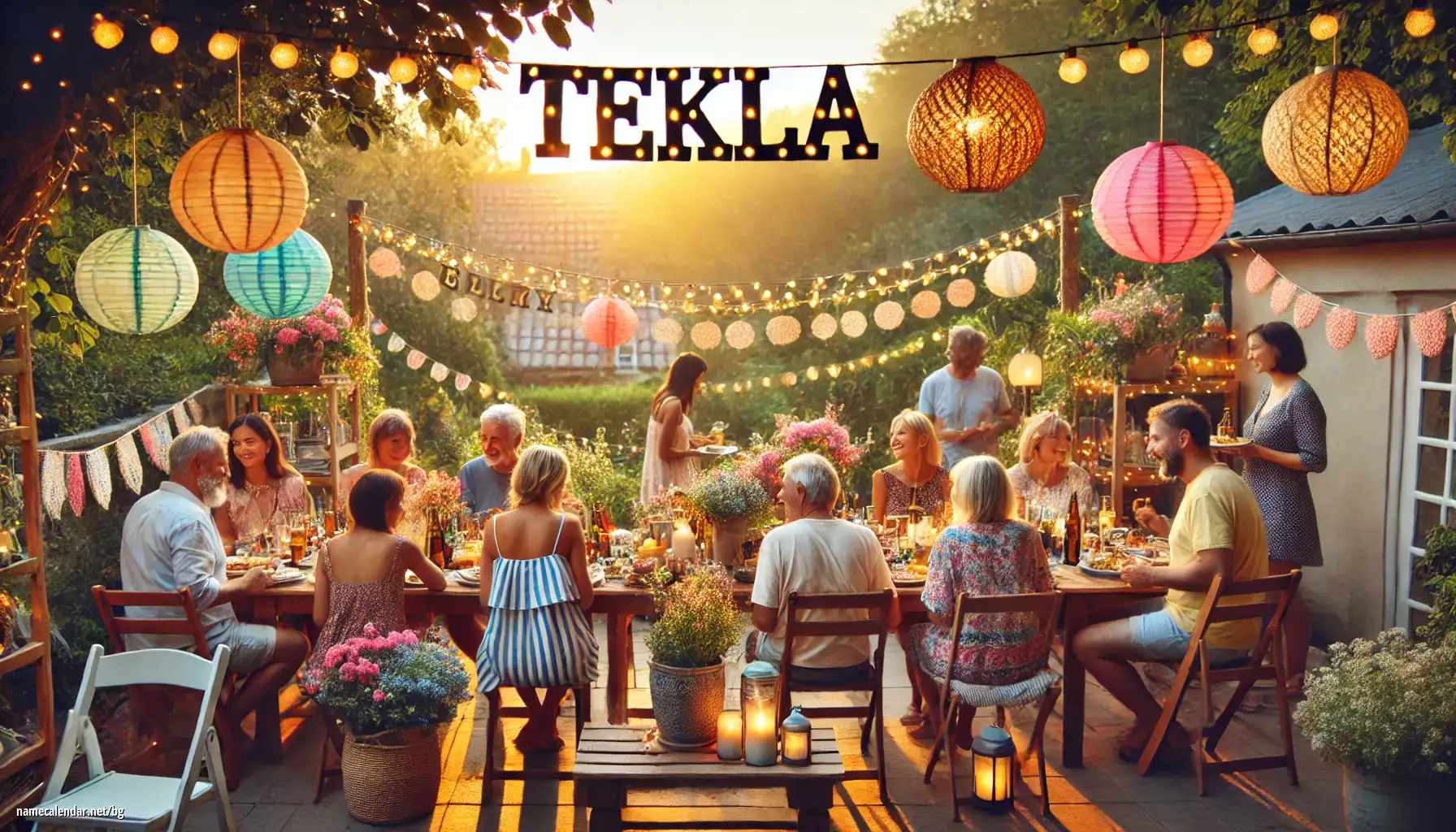 Празнуване на имен ден и име - Tekla