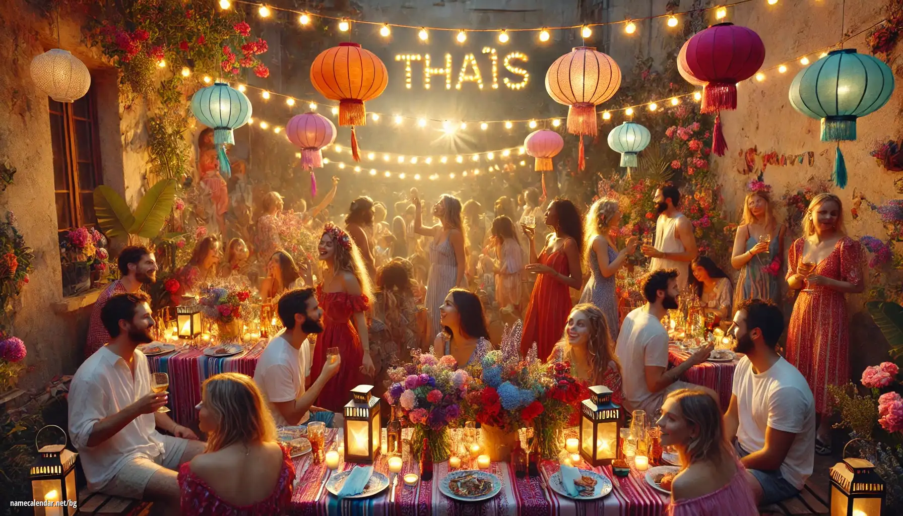 Празнуване на имен ден и име - Thaïs