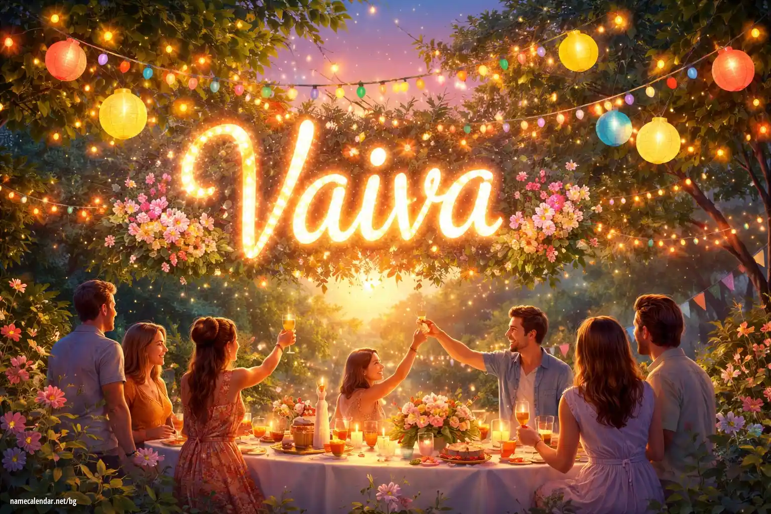 Празнуване на имен ден и име - Vaiva