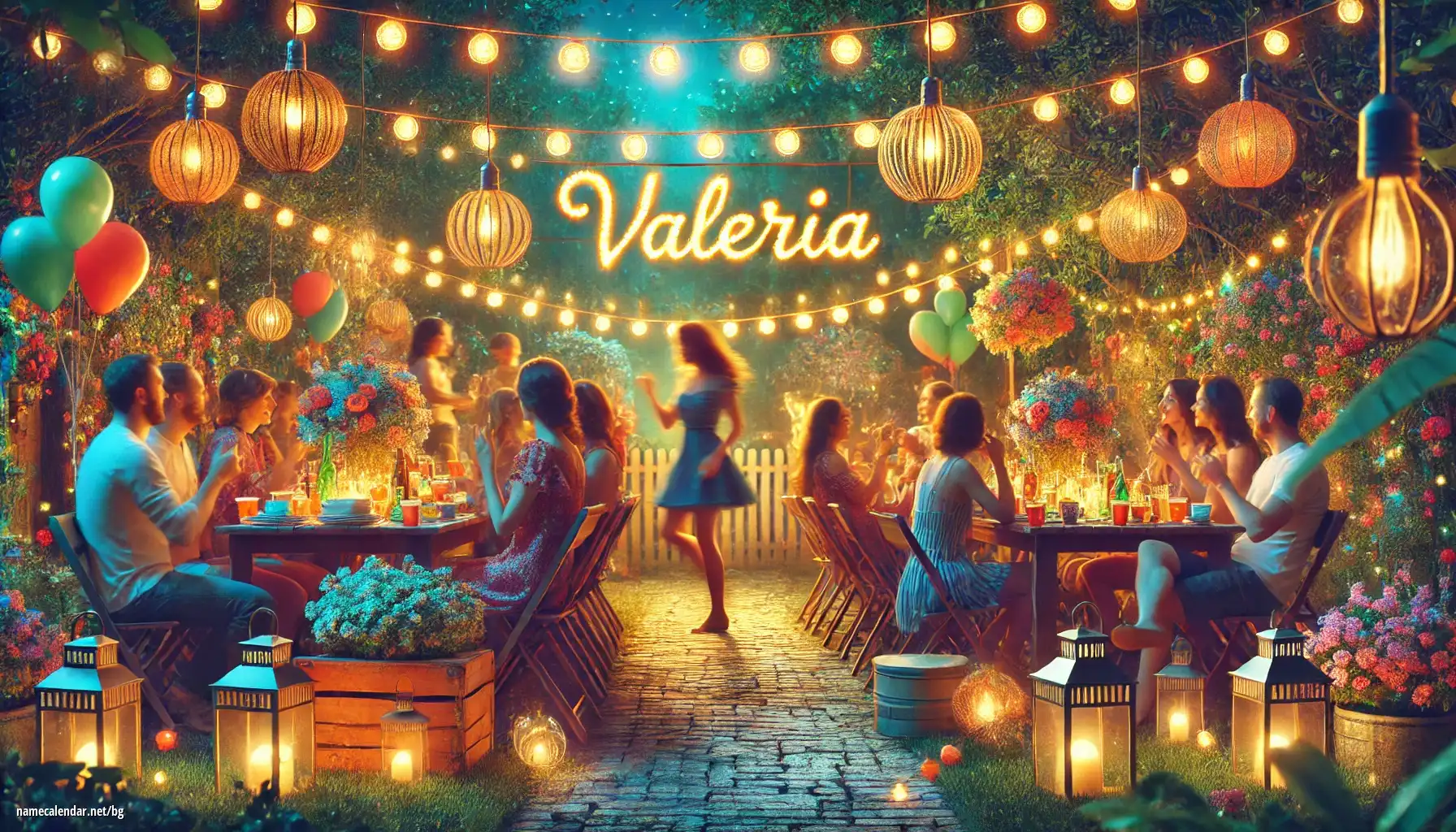 Празнуване на имен ден и име - Valéria