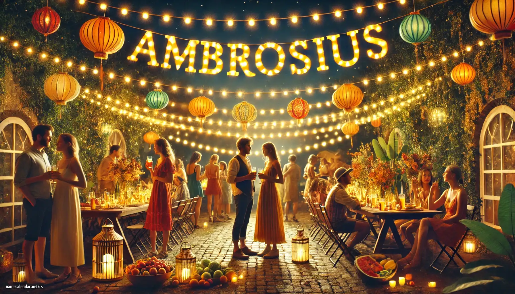Oslava jmenin a jmenin - Ambrosius