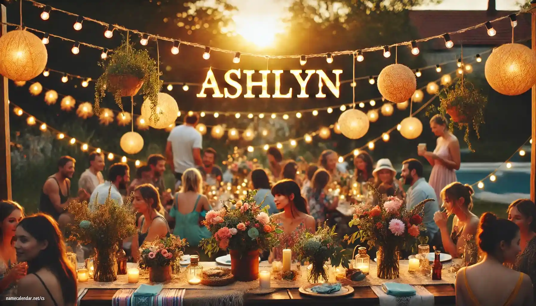 Oslava jmenin a jmenin - Ashlyn