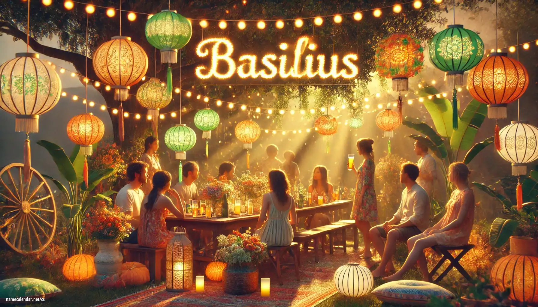 Oslava jmenin a jmenin - Basilius