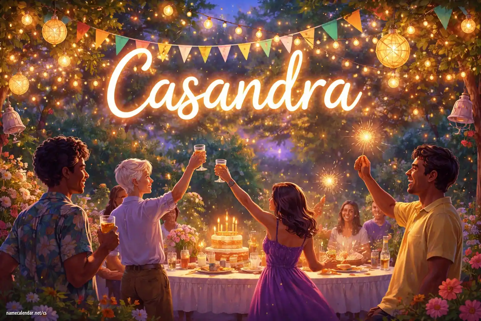Oslava jmenin a jmenin - Casandra