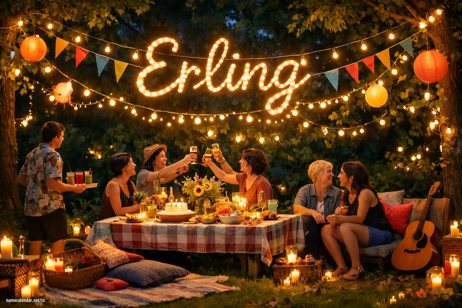 Oslava jmenin a jmenin - Erling