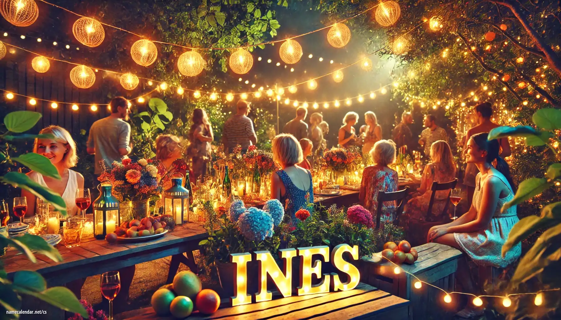 Oslava jmenin a jmenin - Inés