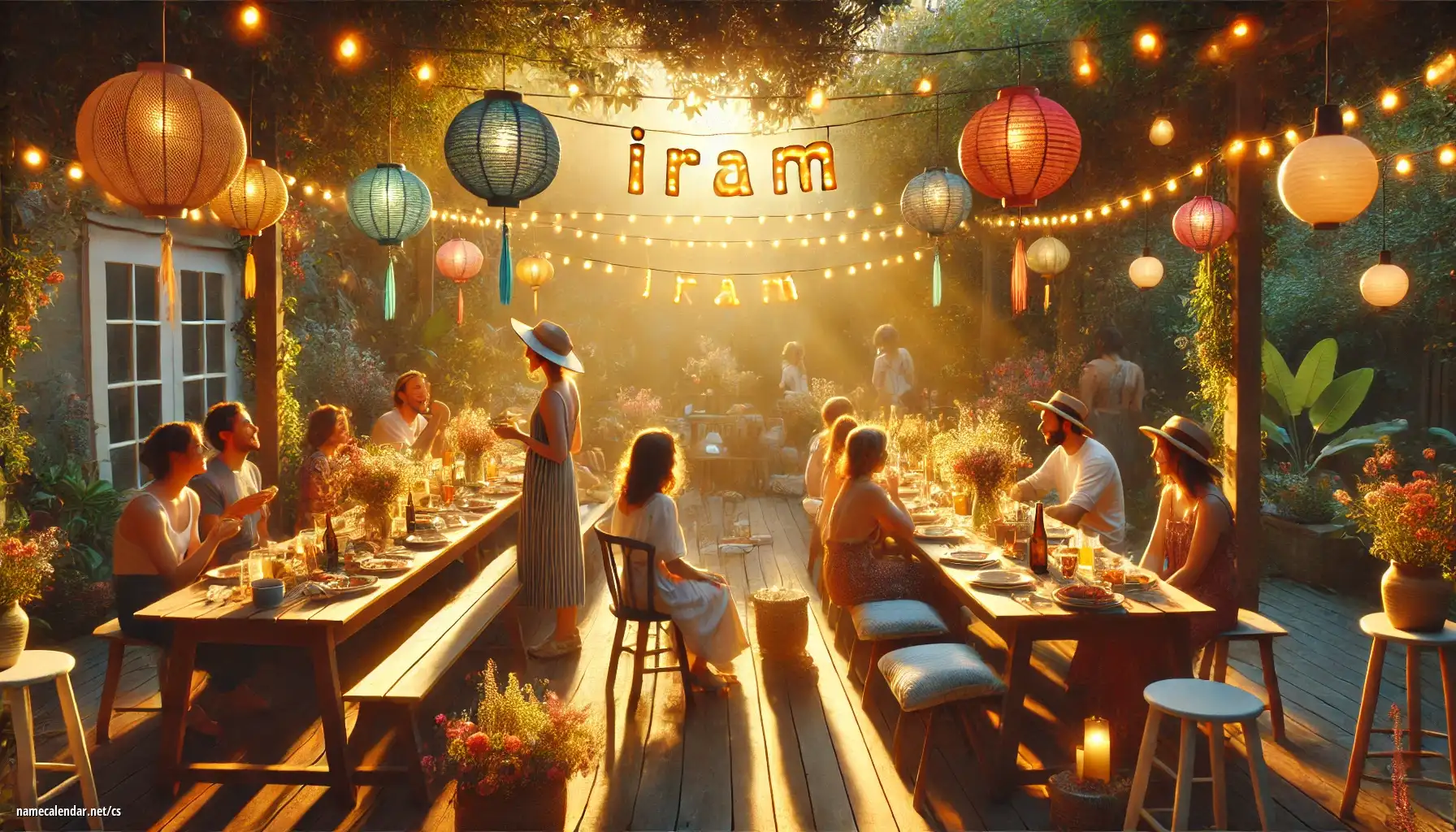 Oslava jmenin a jmenin - Iram