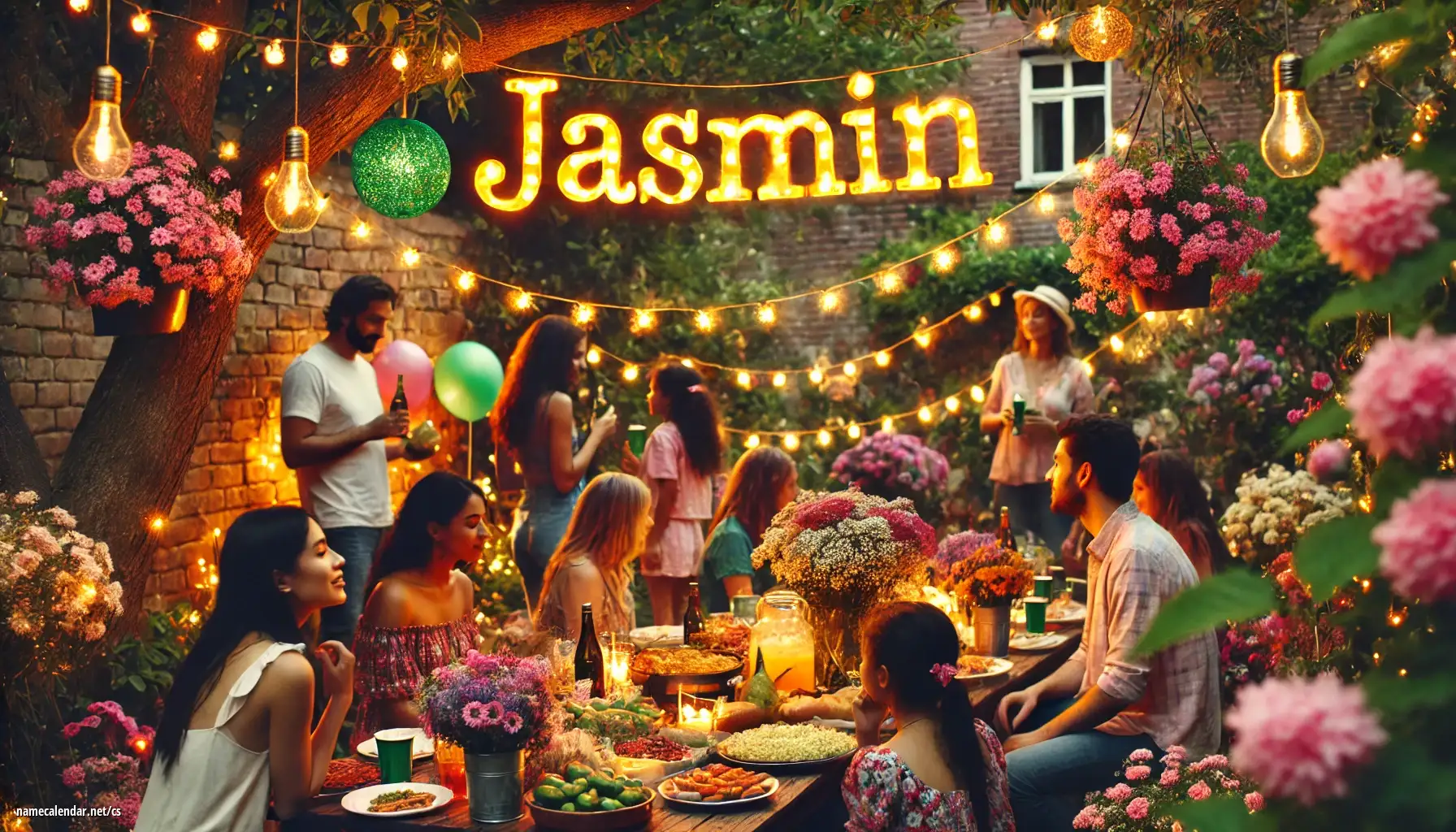 Oslava jmenin a jmenin - Jasmin