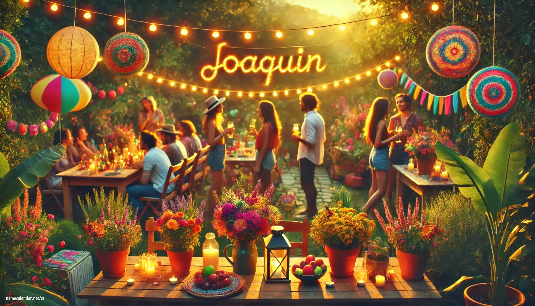 Oslava jmenin a jmenin - Joaquin