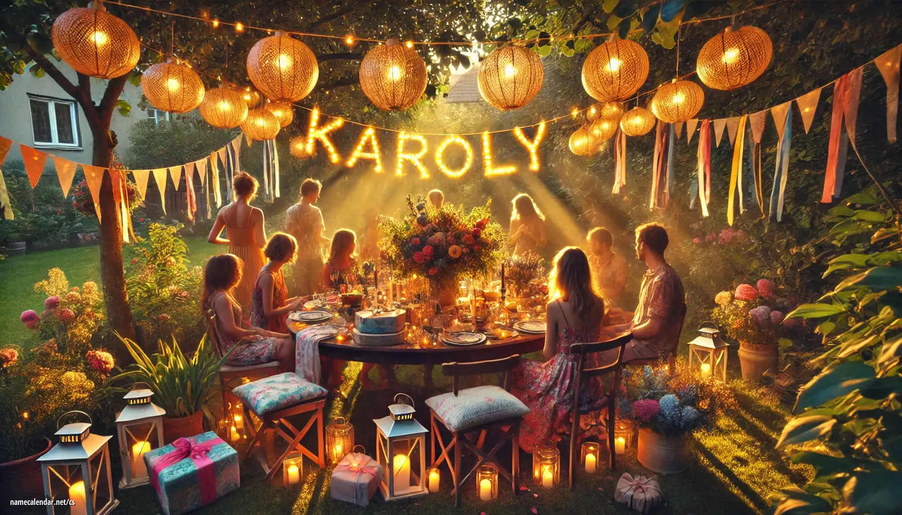Oslava jmenin a jmenin - Karoly