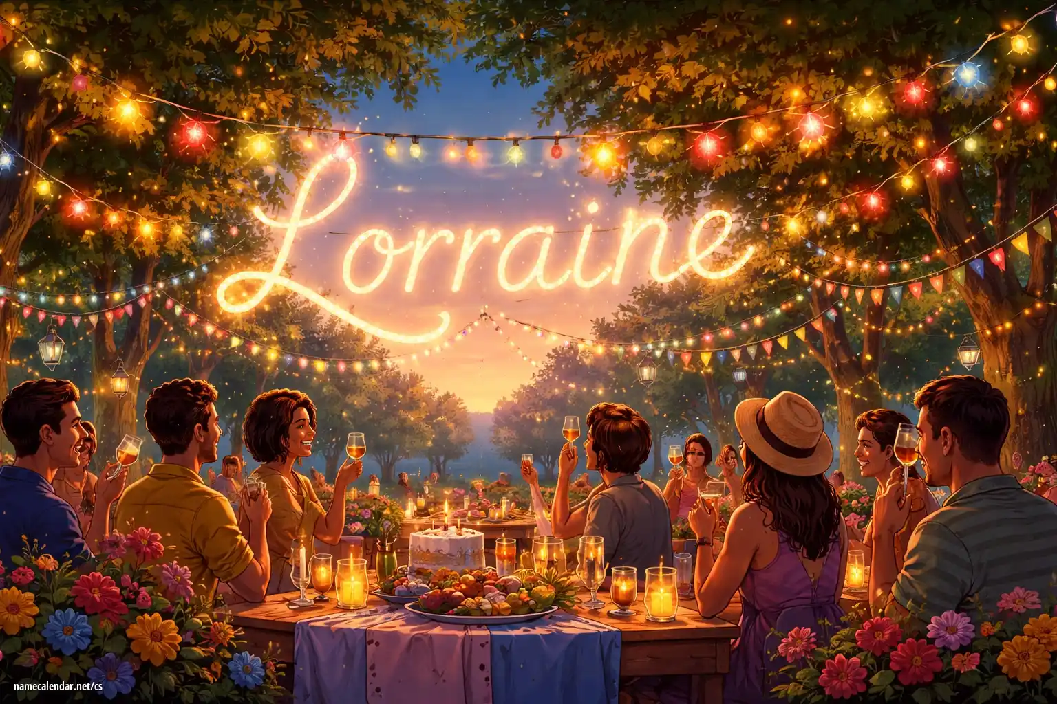 Oslava jmenin a jmenin - Lorraine