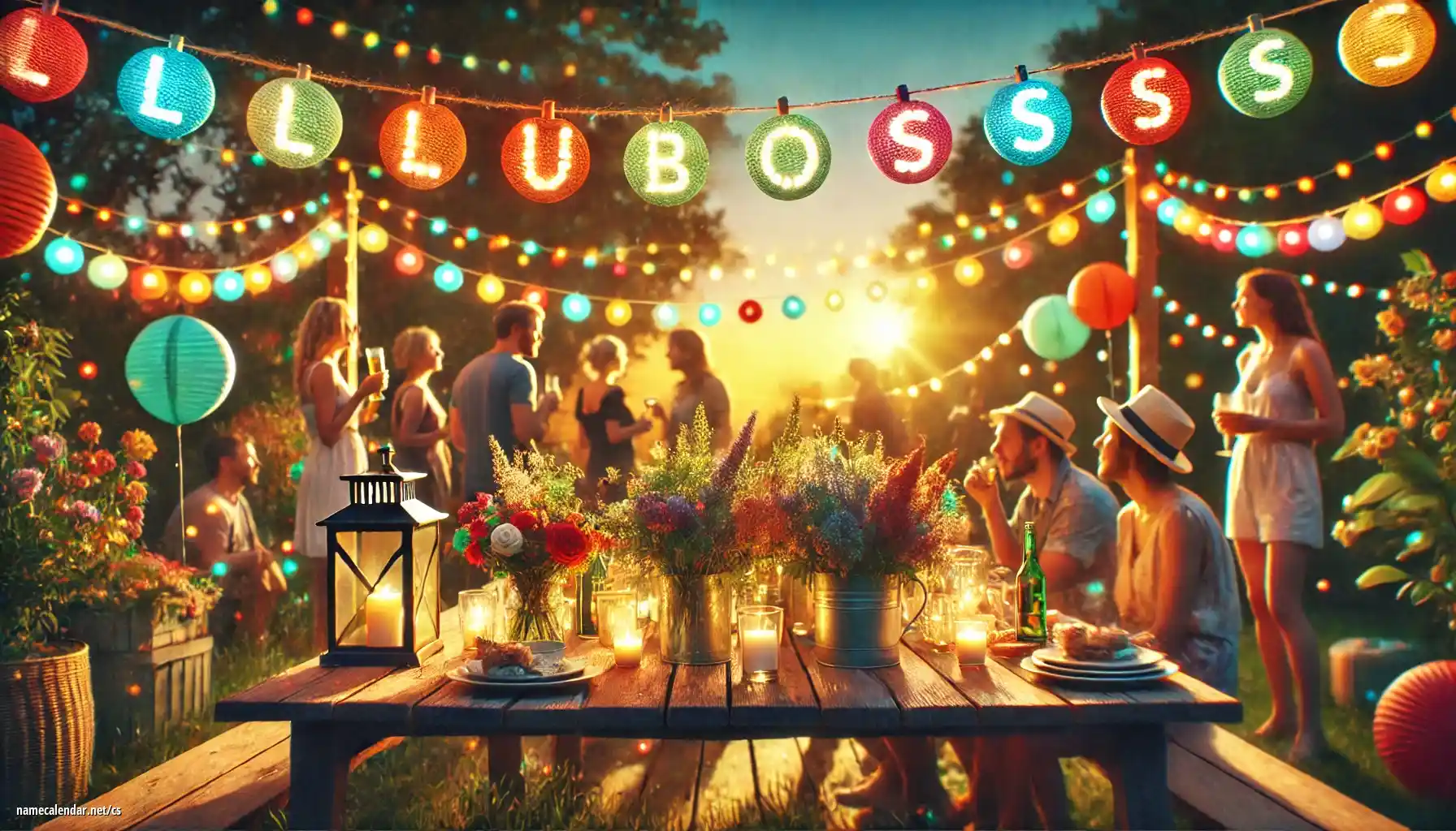 Oslava jmenin a jmenin - Luboš