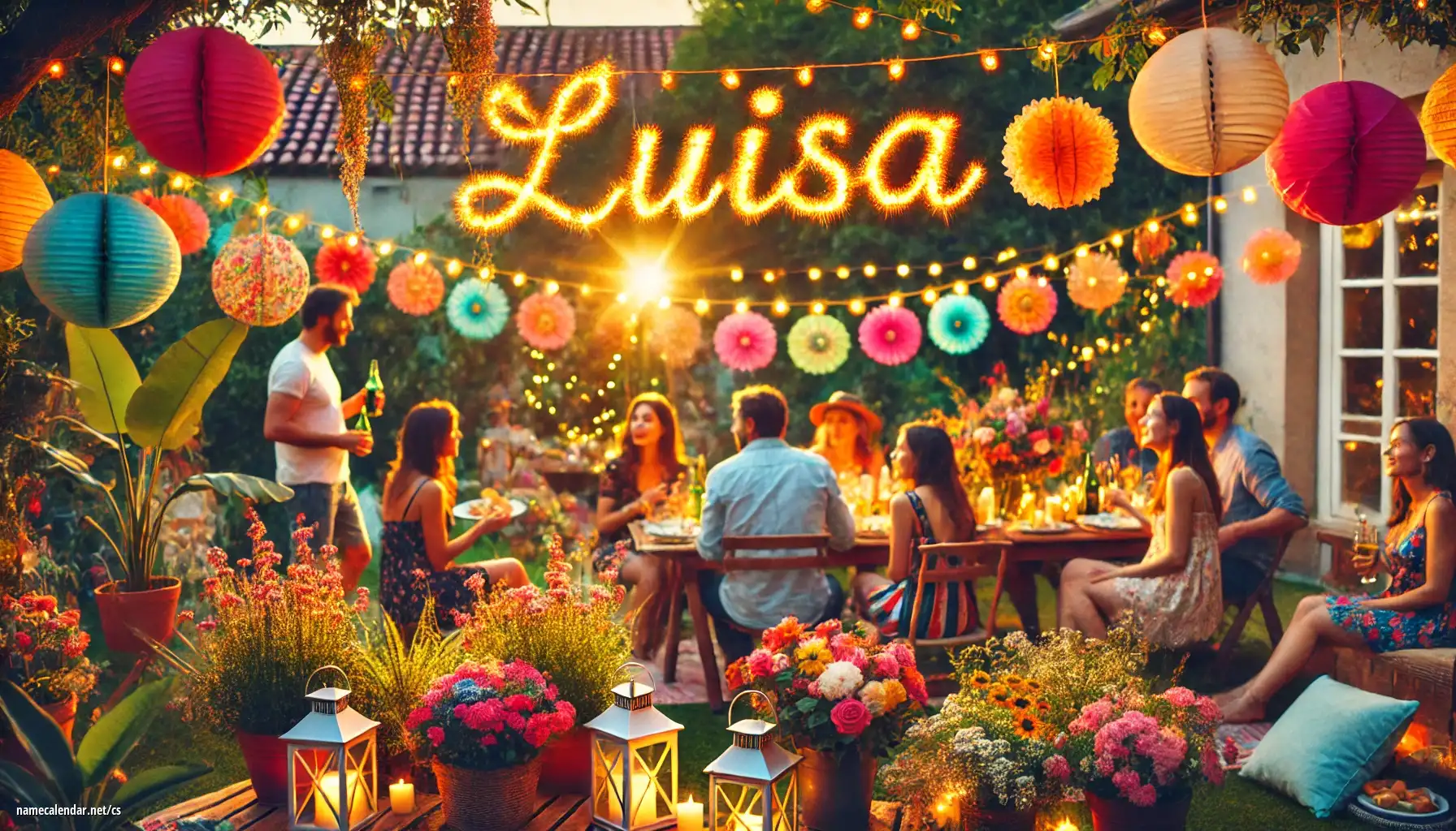 Oslava jmenin a jmenin - Luisa