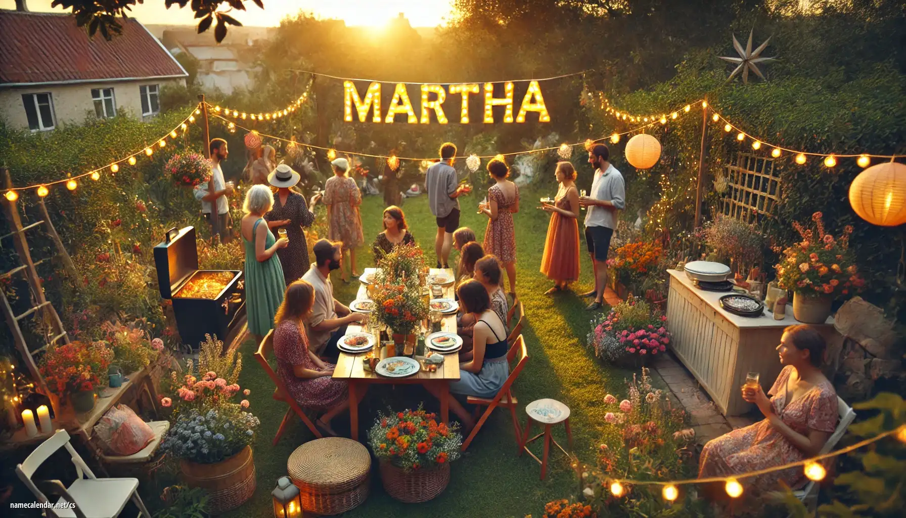 Oslava jmenin a jmenin - Martha