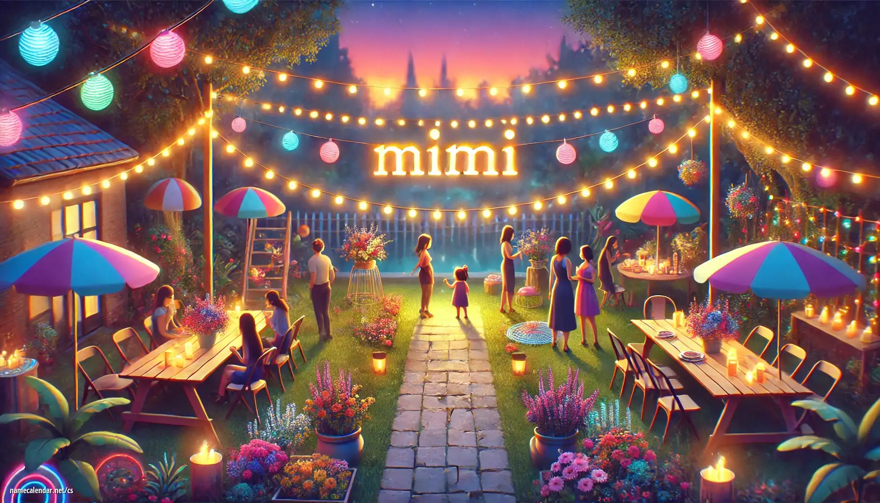 Oslava jmenin a jmenin - Mimi