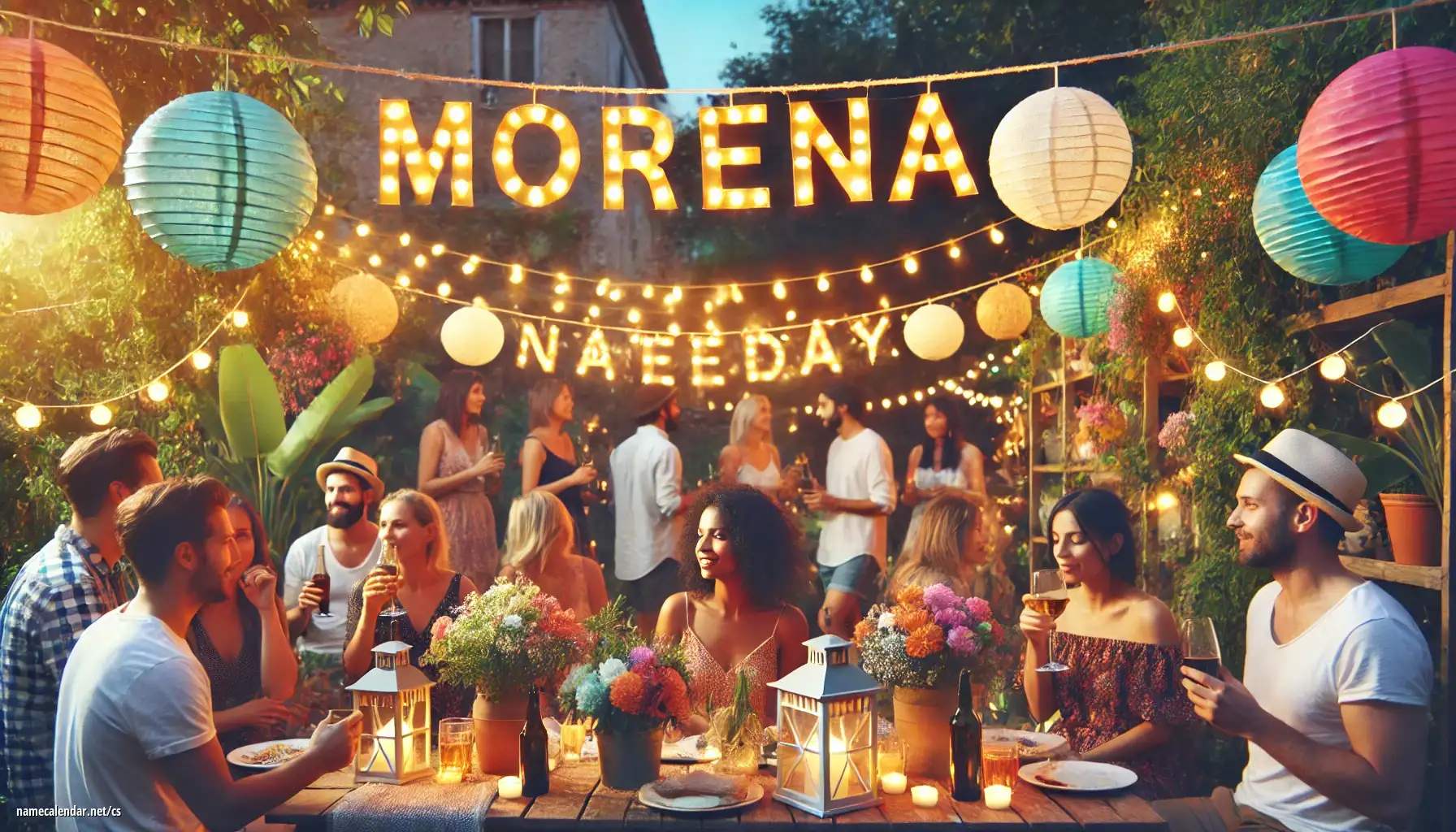 Oslava jmenin a jmenin - Morena