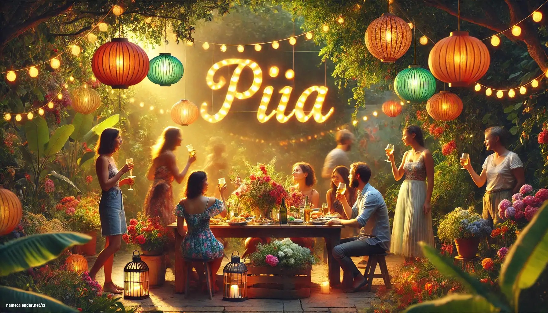 Oslava jmenin a jmenin - Piia