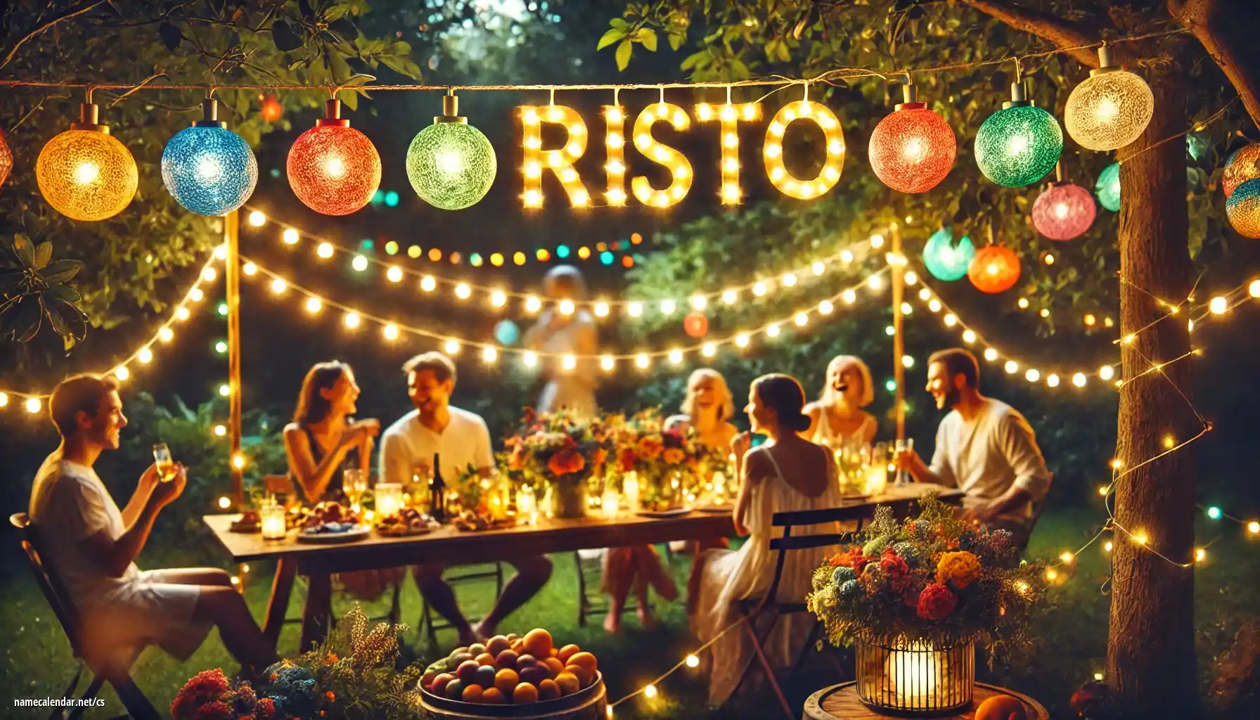 Oslava jmenin a jmenin - Risto