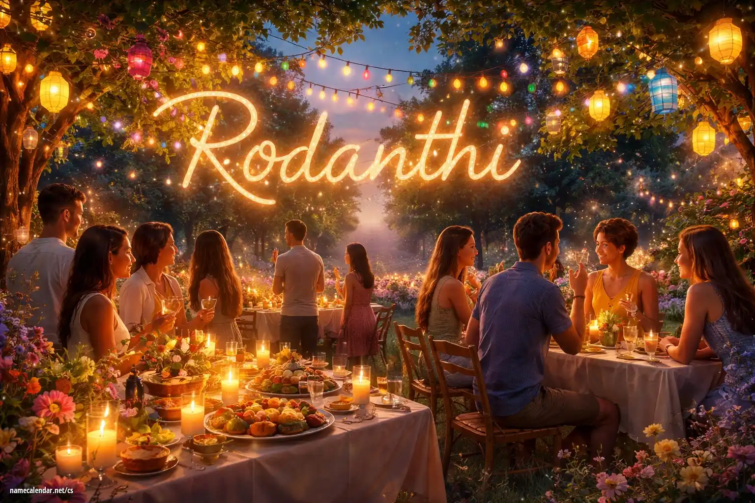 Oslava jmenin a jmenin - Rodanthi