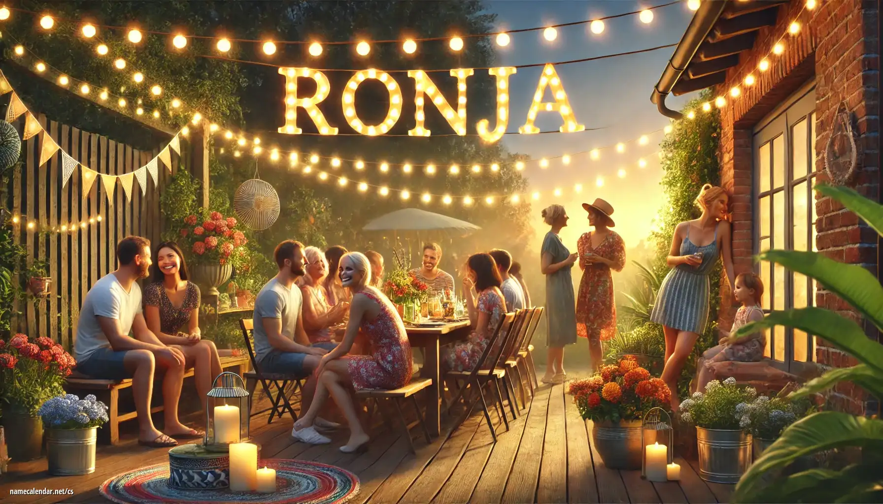 Oslava jmenin a jmenin - Ronja