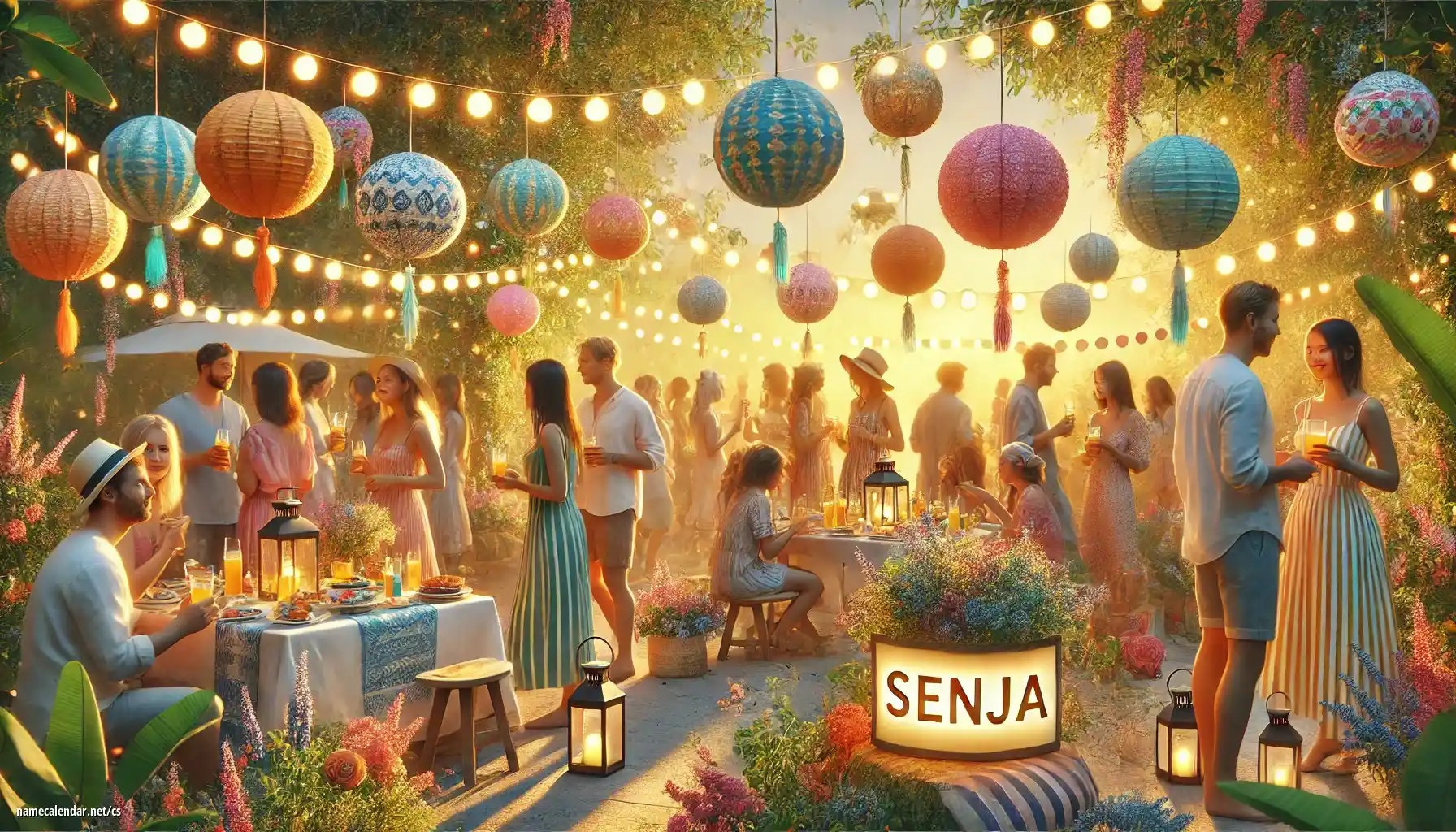 Oslava jmenin a jmenin - Senja