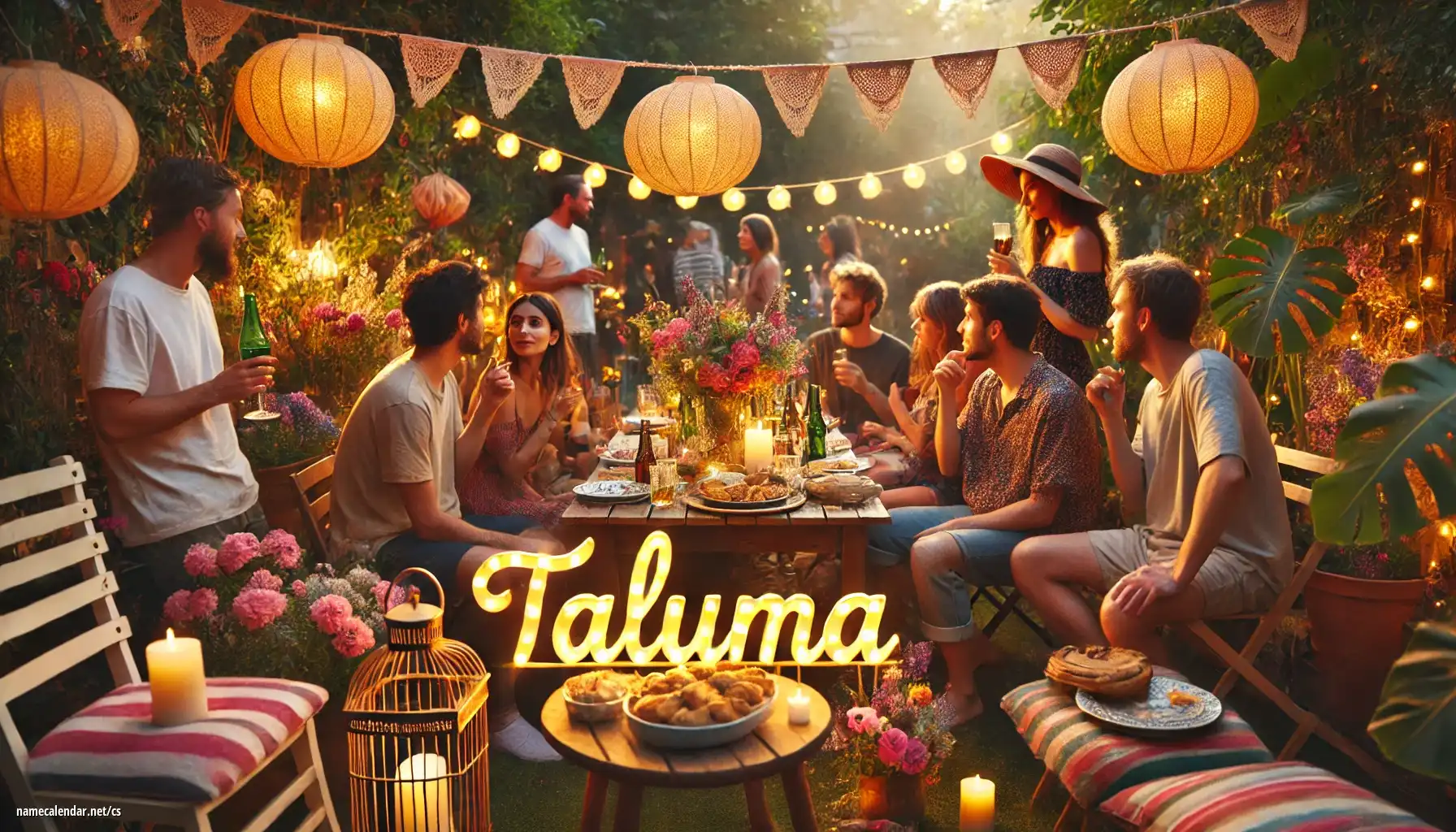 Oslava jmenin a jmenin - Taluma