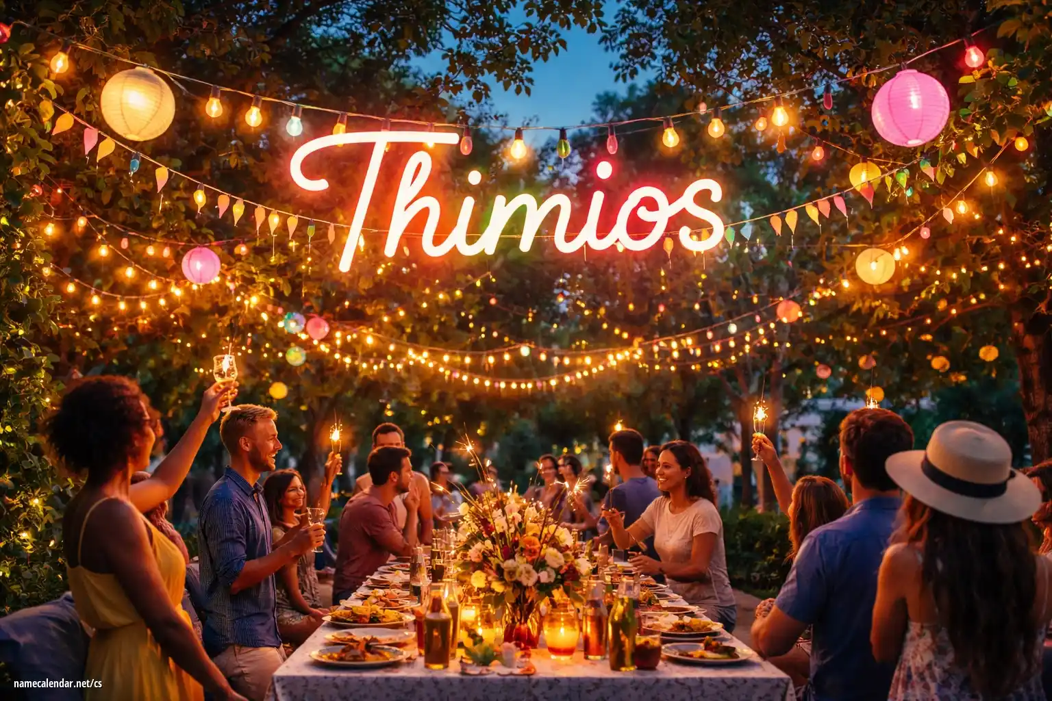 Oslava jmenin a jmenin - Thimios